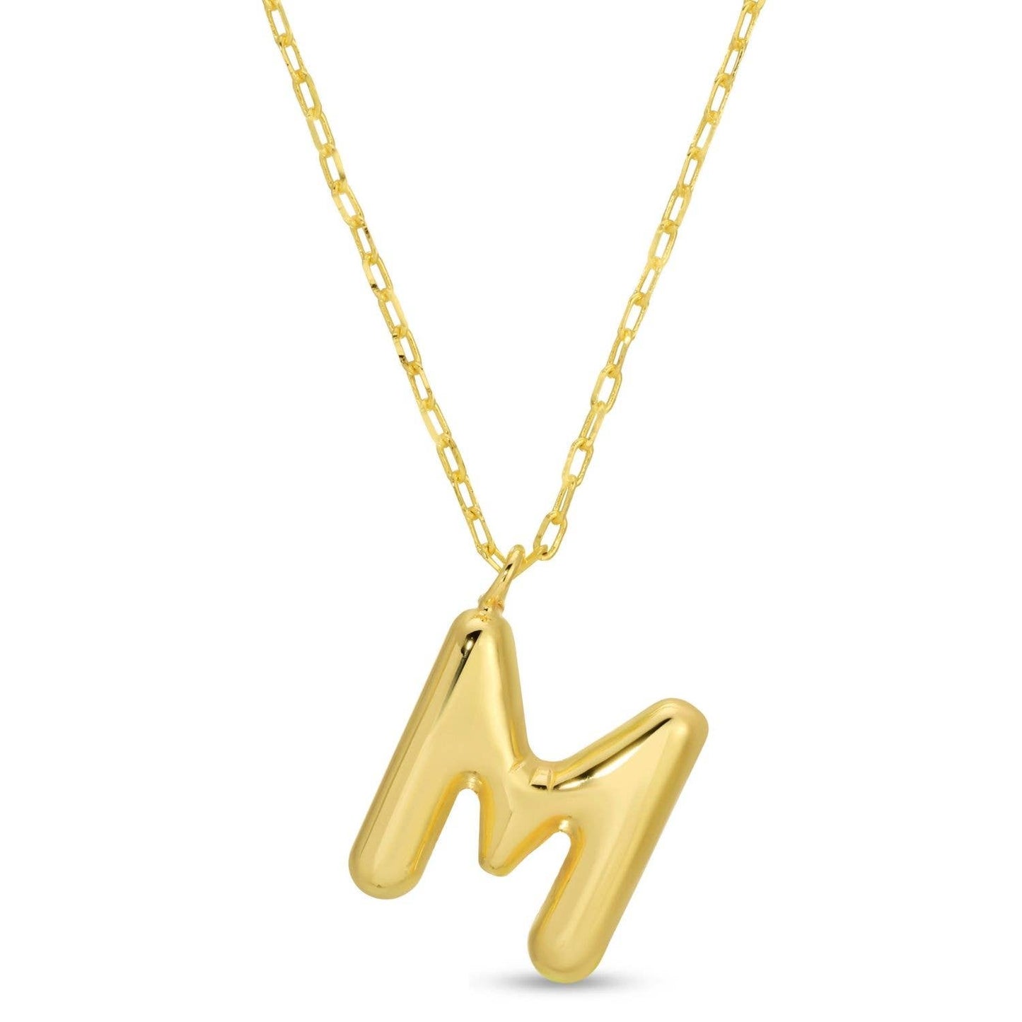 Splendid Iris - Large Balloon Initial Pendant - Assorted - 926 West