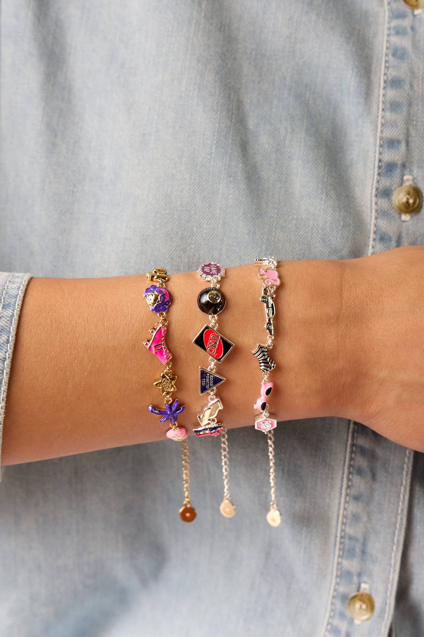 ALEX + ANI - Mattel 80th Barbie™ x Polly Pocket™ Bracelet