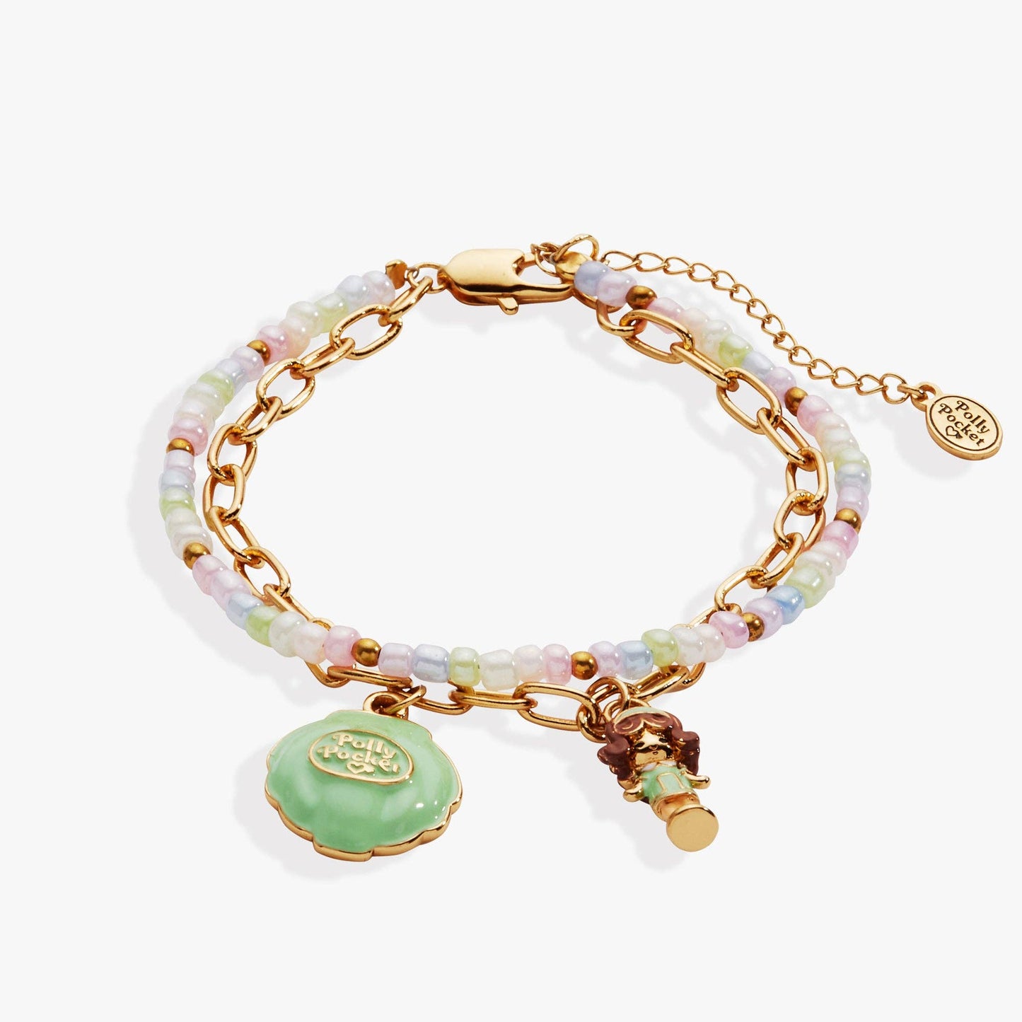 ALEX & ANI - Polly Pocket™ 2 Row Charm Bracelet