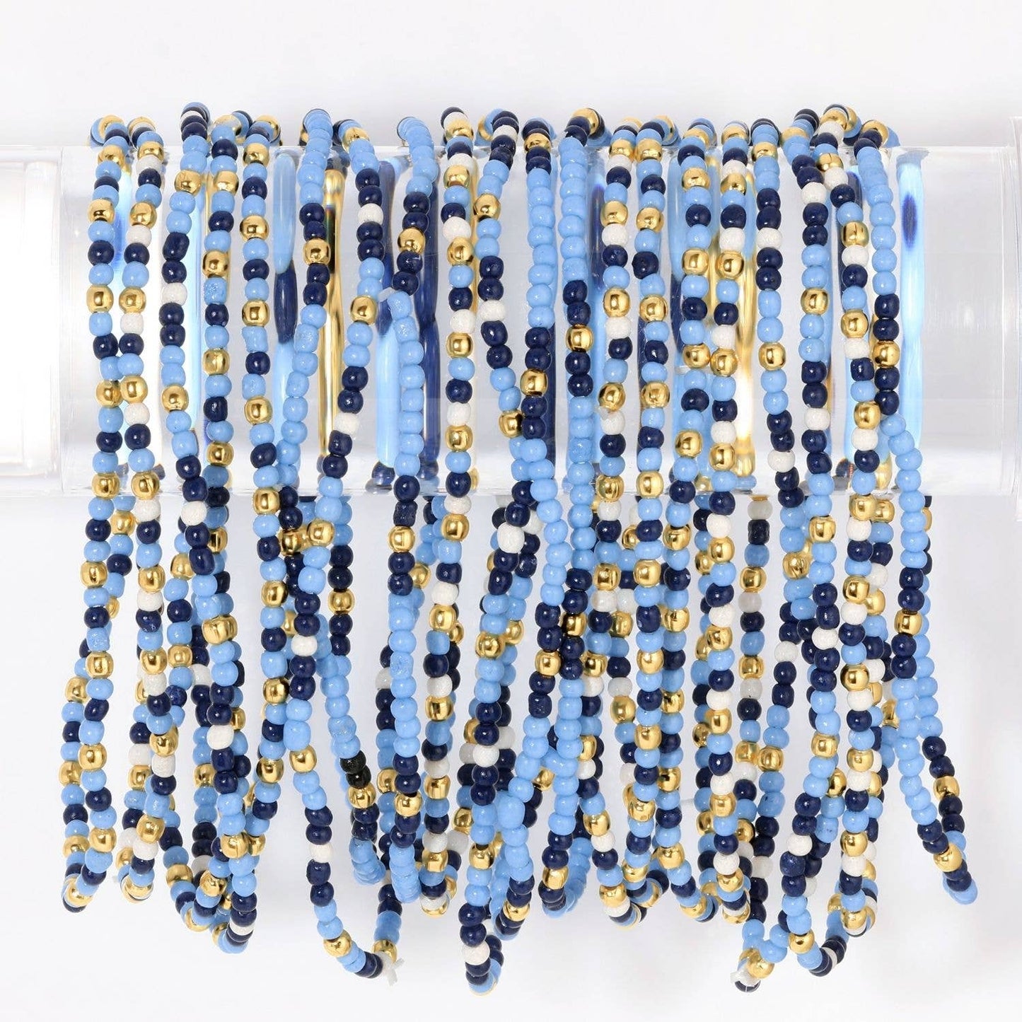 VR -Stretch Seed Bead GAME DAY Bracelets B14 - 926 West