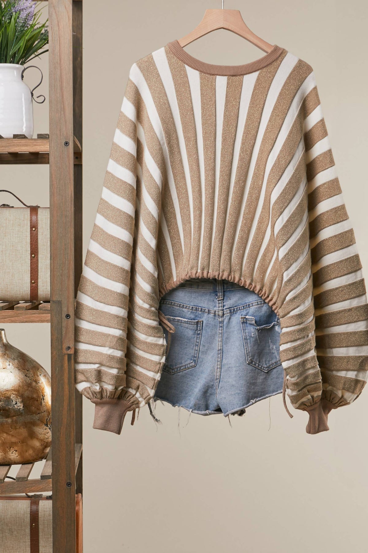 Mello Gold Stripe Sweater
