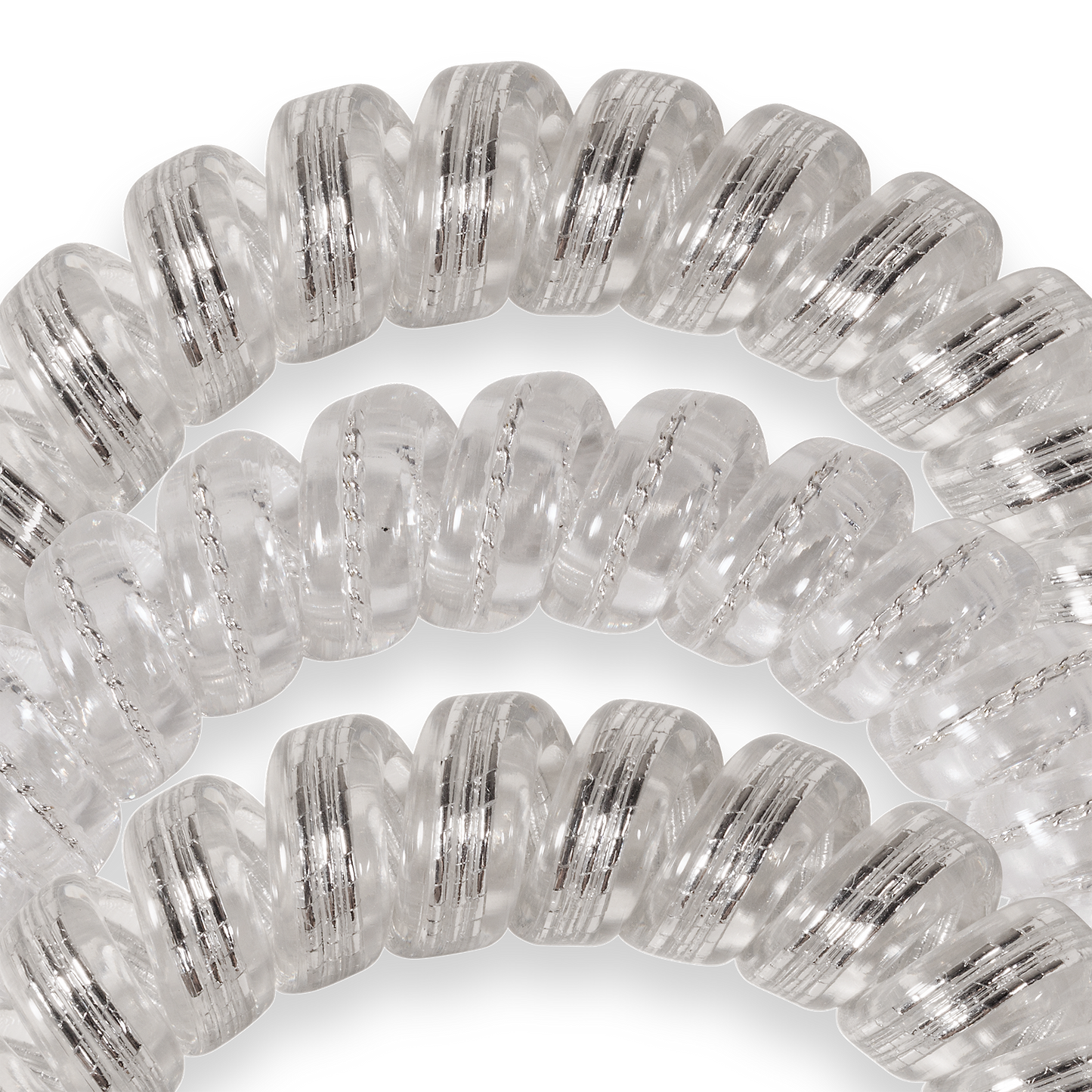 Spiral Hair Coils | Large | Silver Slay Hair Ties - 926 West