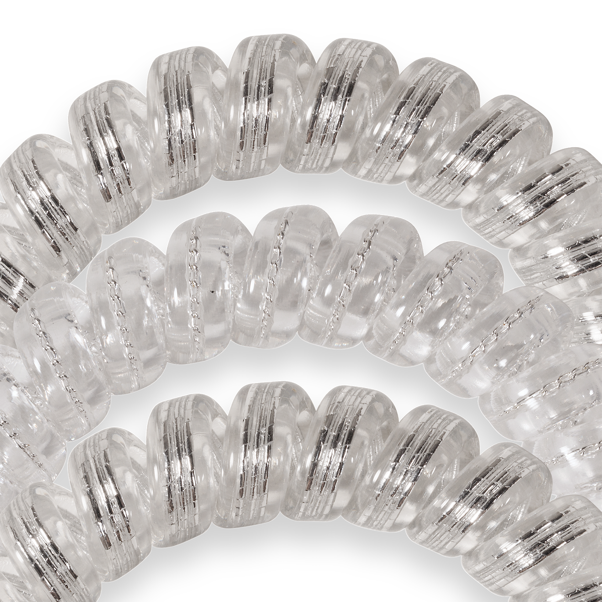 Spiral Hair Coils | Large | Silver Slay Hair Ties - 926 West