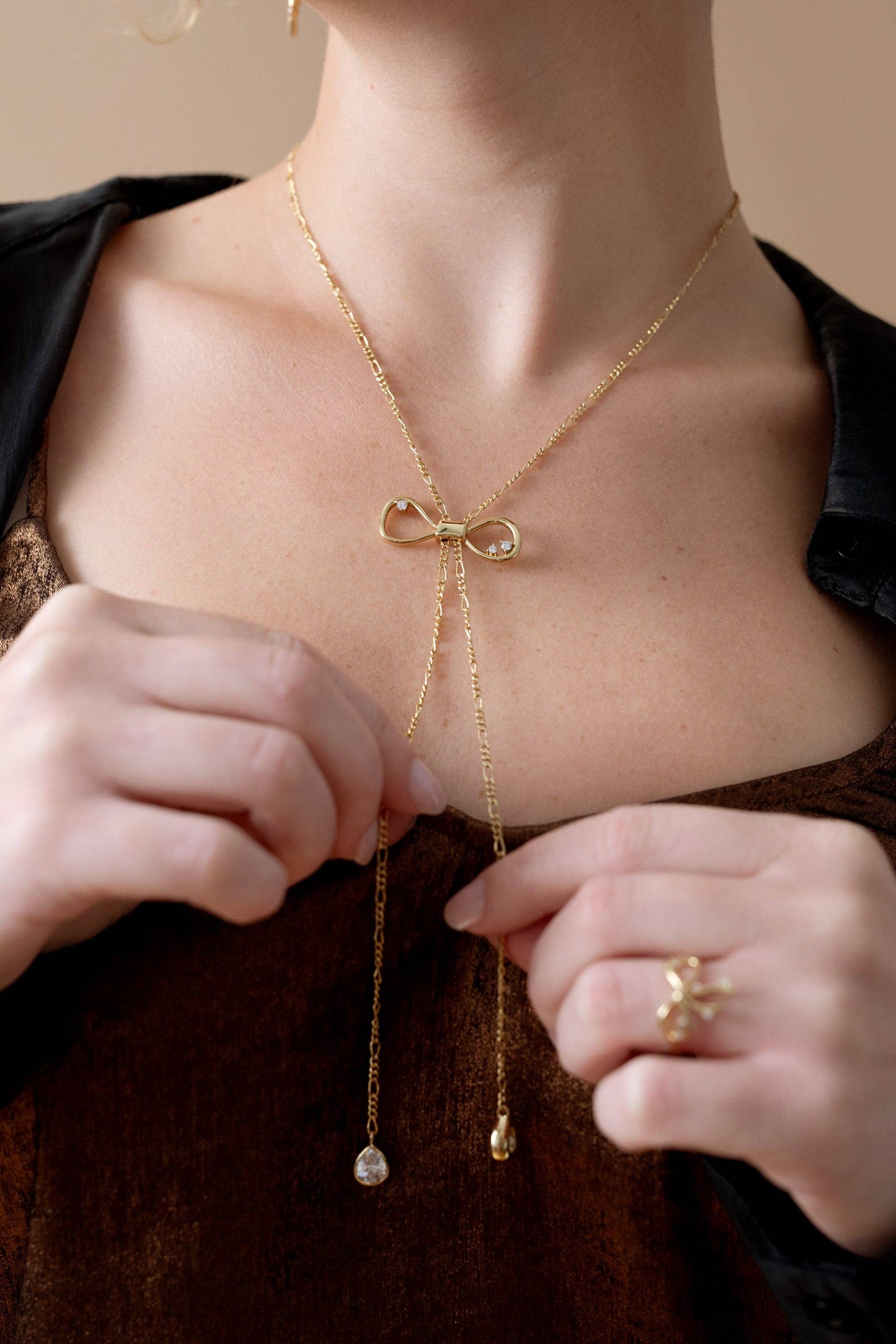 Alex & Ani - Coquette Bow Necklace