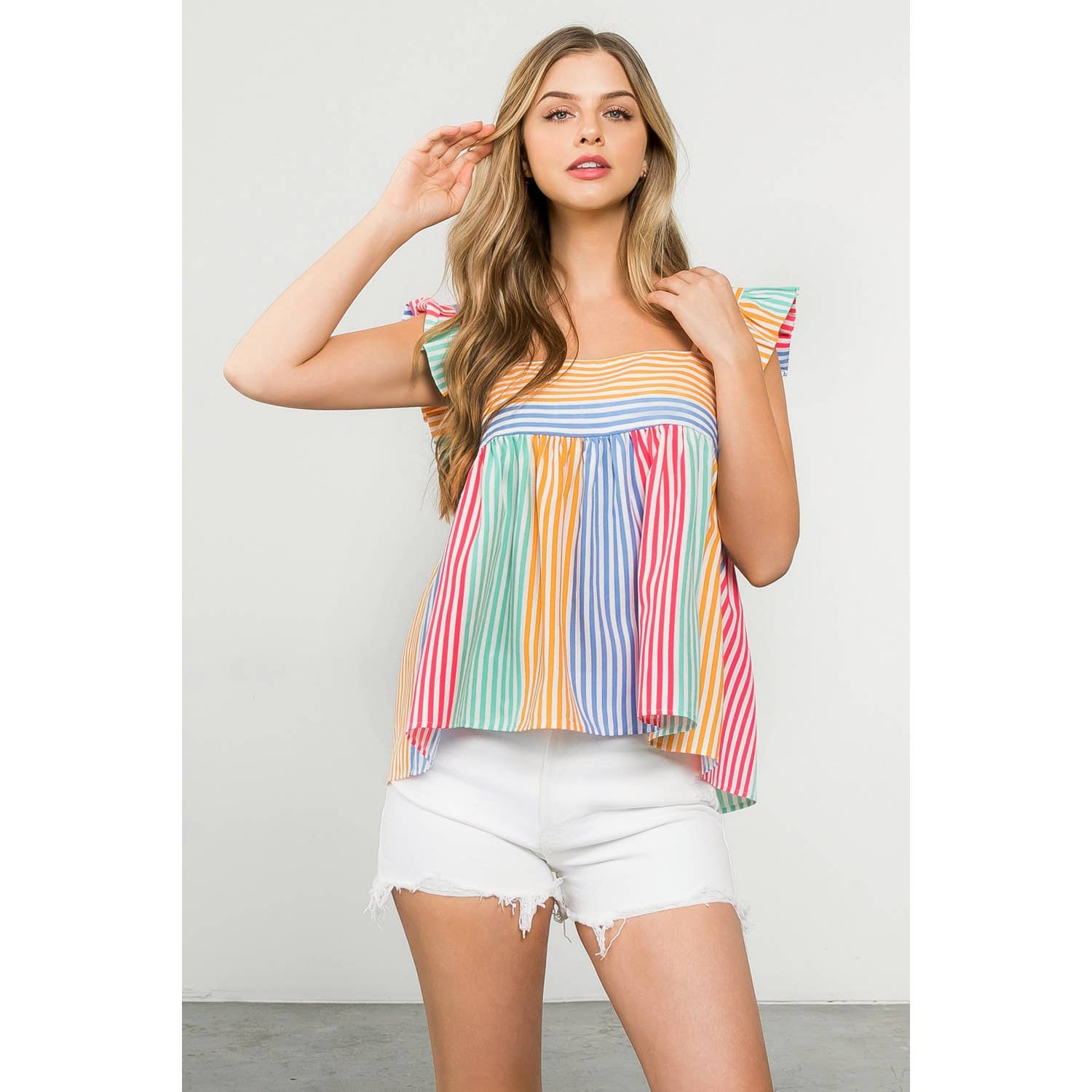 THML Multicolor Stripe Top THML