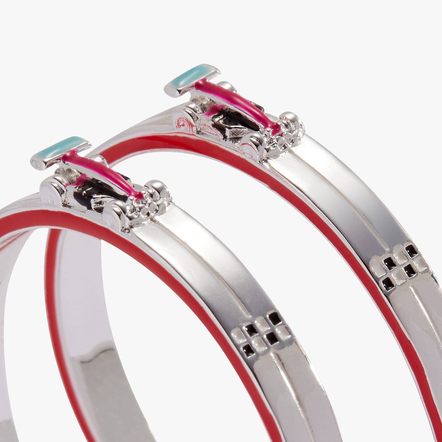 ALEX + ANI - Hot Wheels™ Racecar Hoop Earrings
