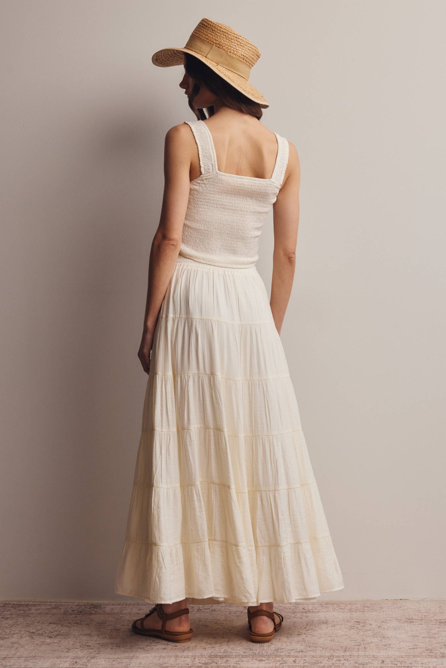 Tiered Maxi Skirt FSK0015