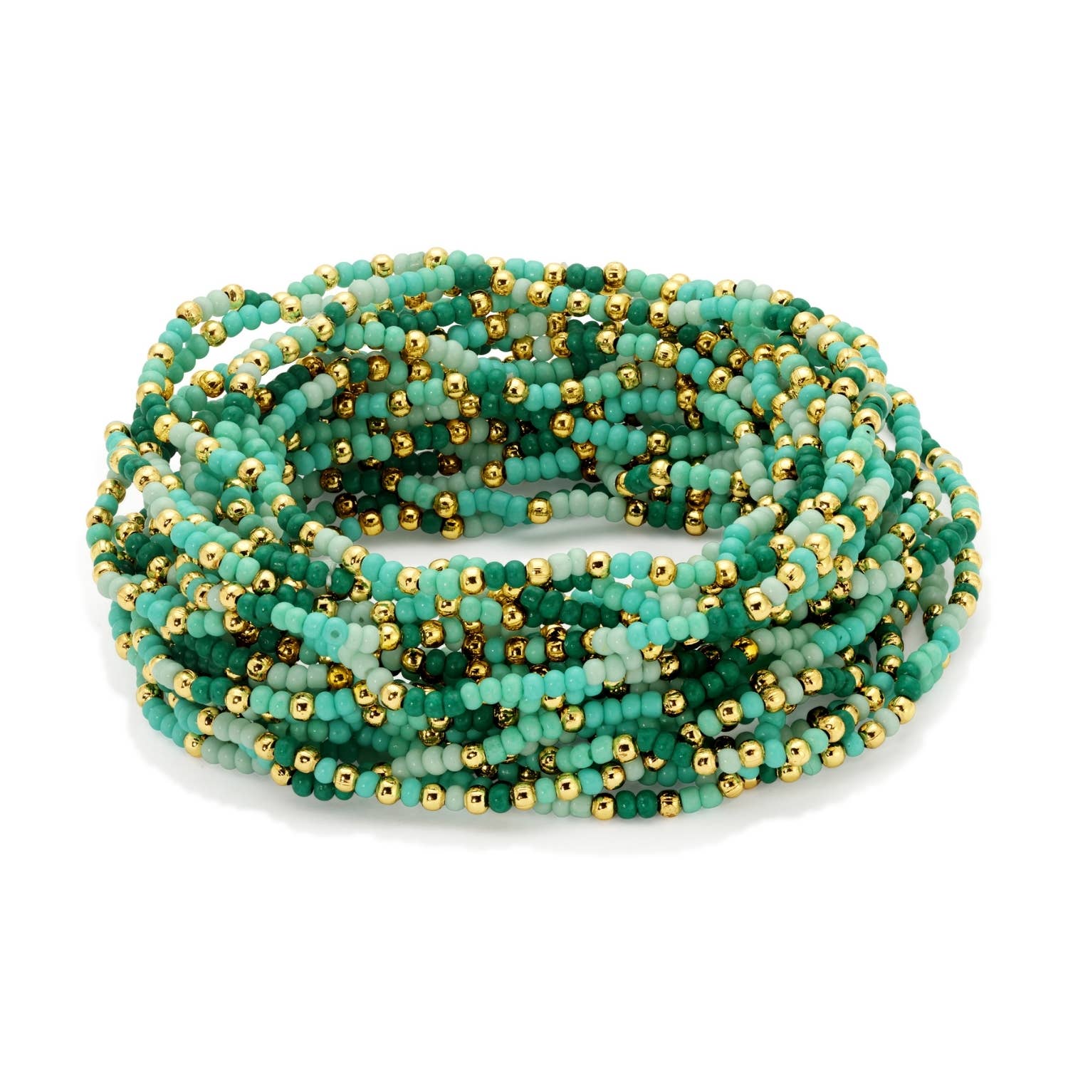 SPLENDID IRIS- Assorted 2mm Stretch Seed Bead Bracelets - 926 West