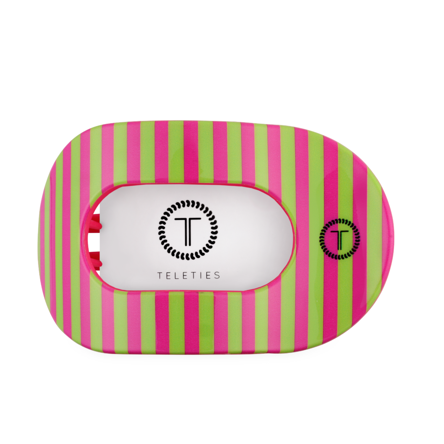 Teleties - Summer Crush | Large | Flat Round Hair Clip