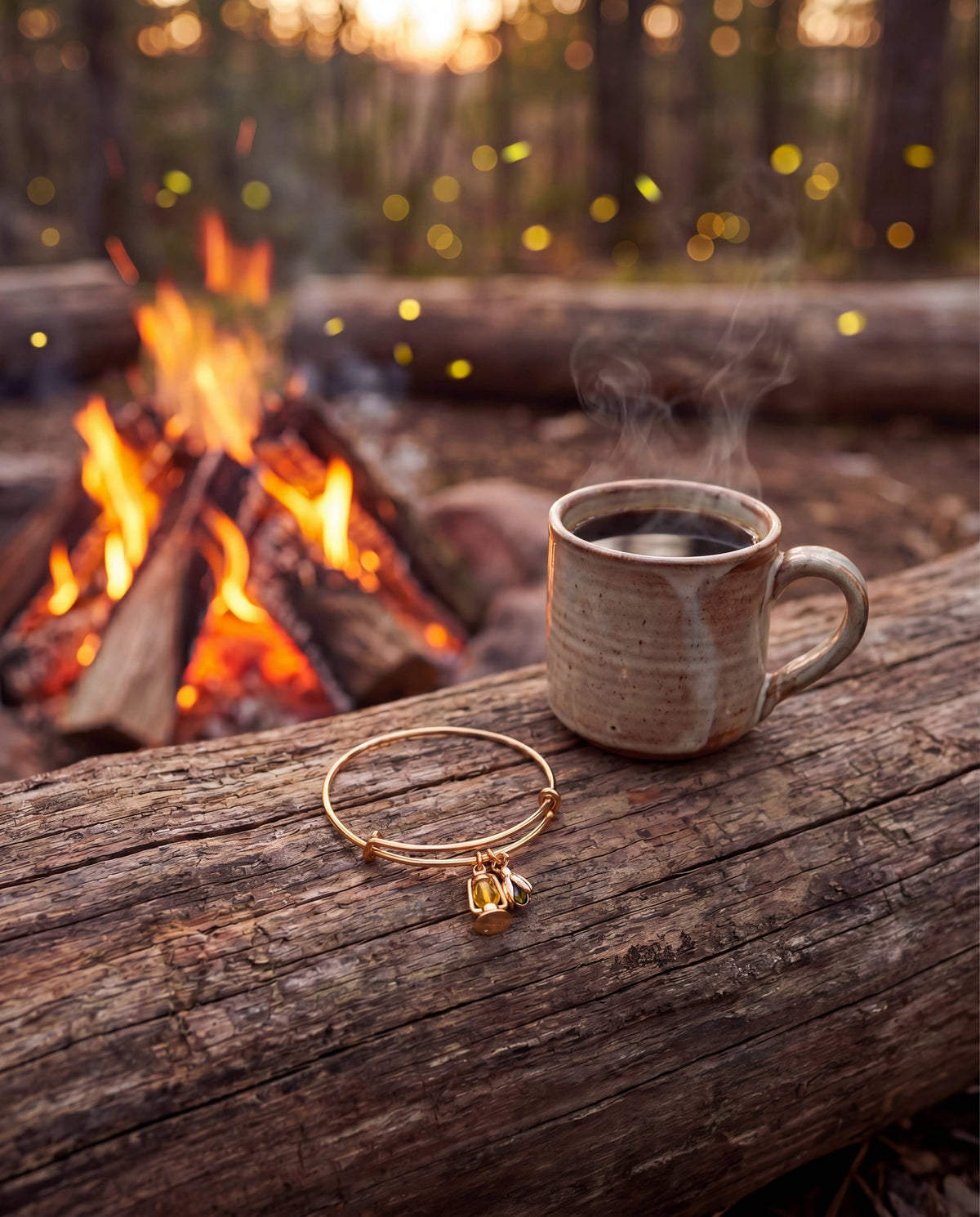 Alex & Ani Firefly Lantern Charm Bangle