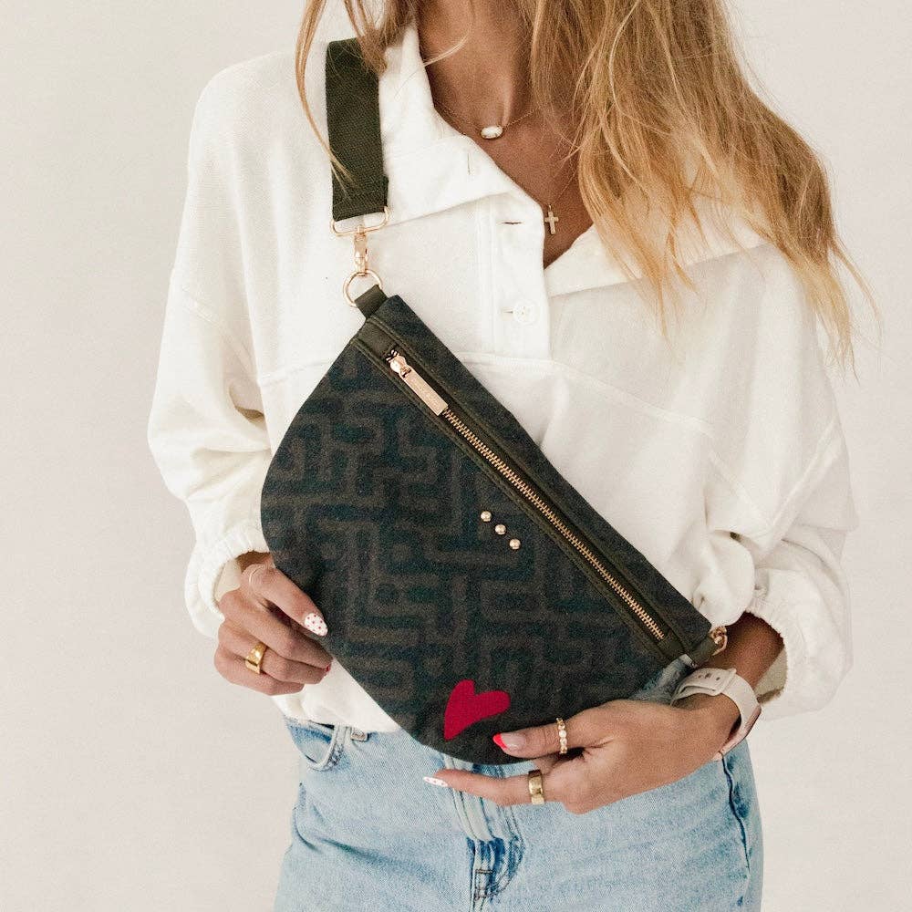 Colby Canvas Printed Bum Bag