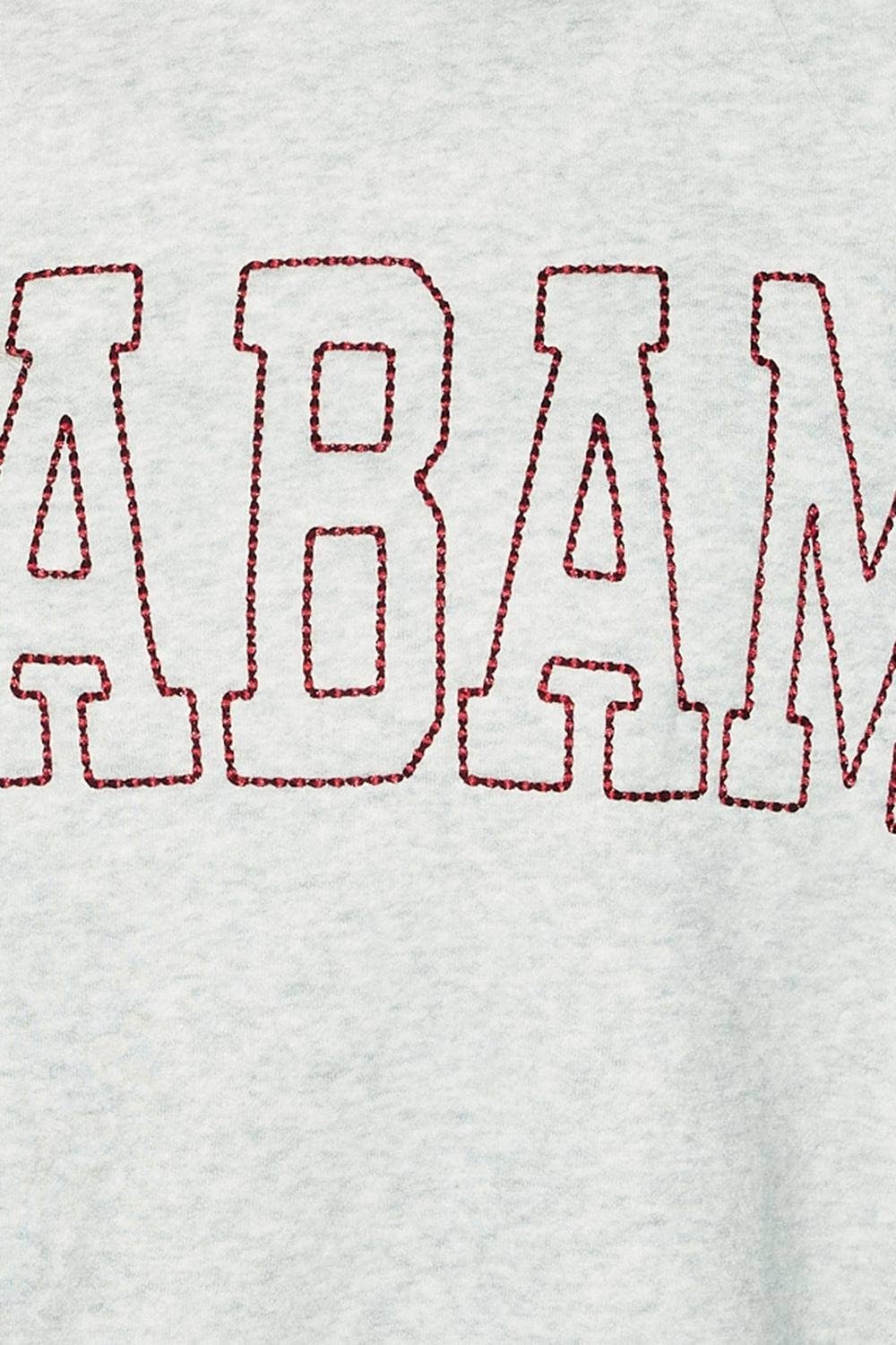 'ALABAMA' Outline Embroidered Sweatshirt