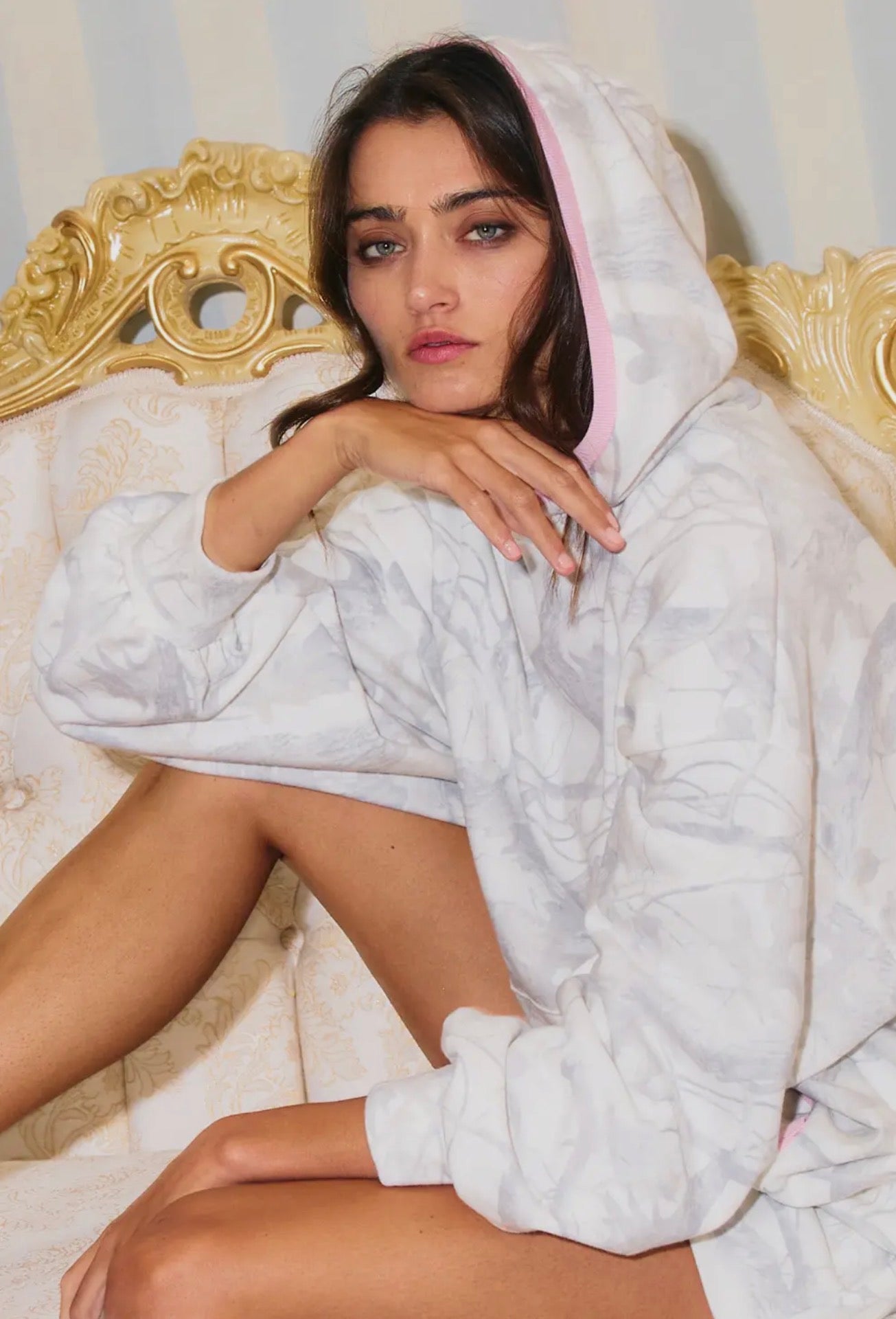 Snow Camouflage Hoodie Top 926 West