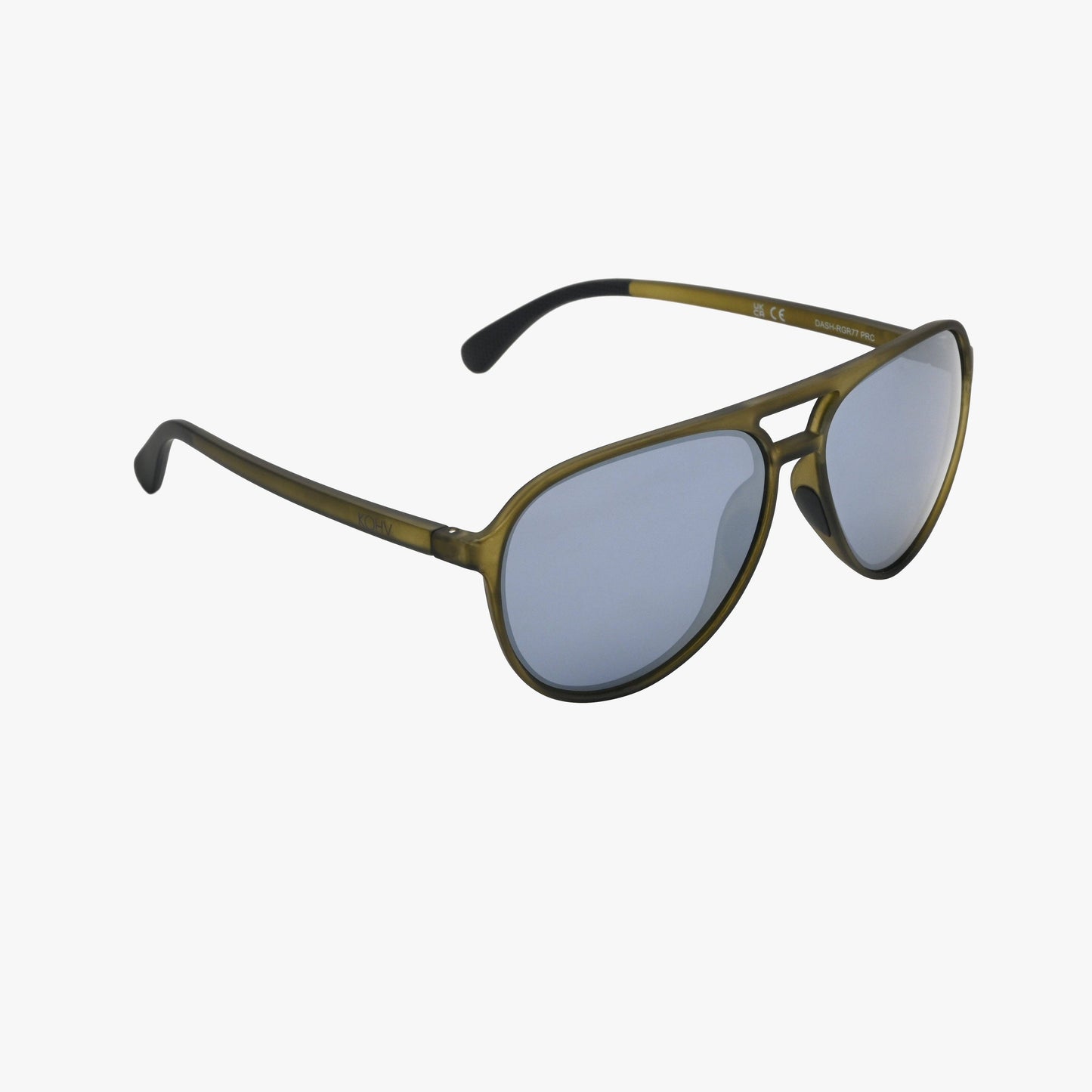 Kohv-DASH ASPEN Polarized Active Soft Rubber Aviator Sunglasses - 926 West
