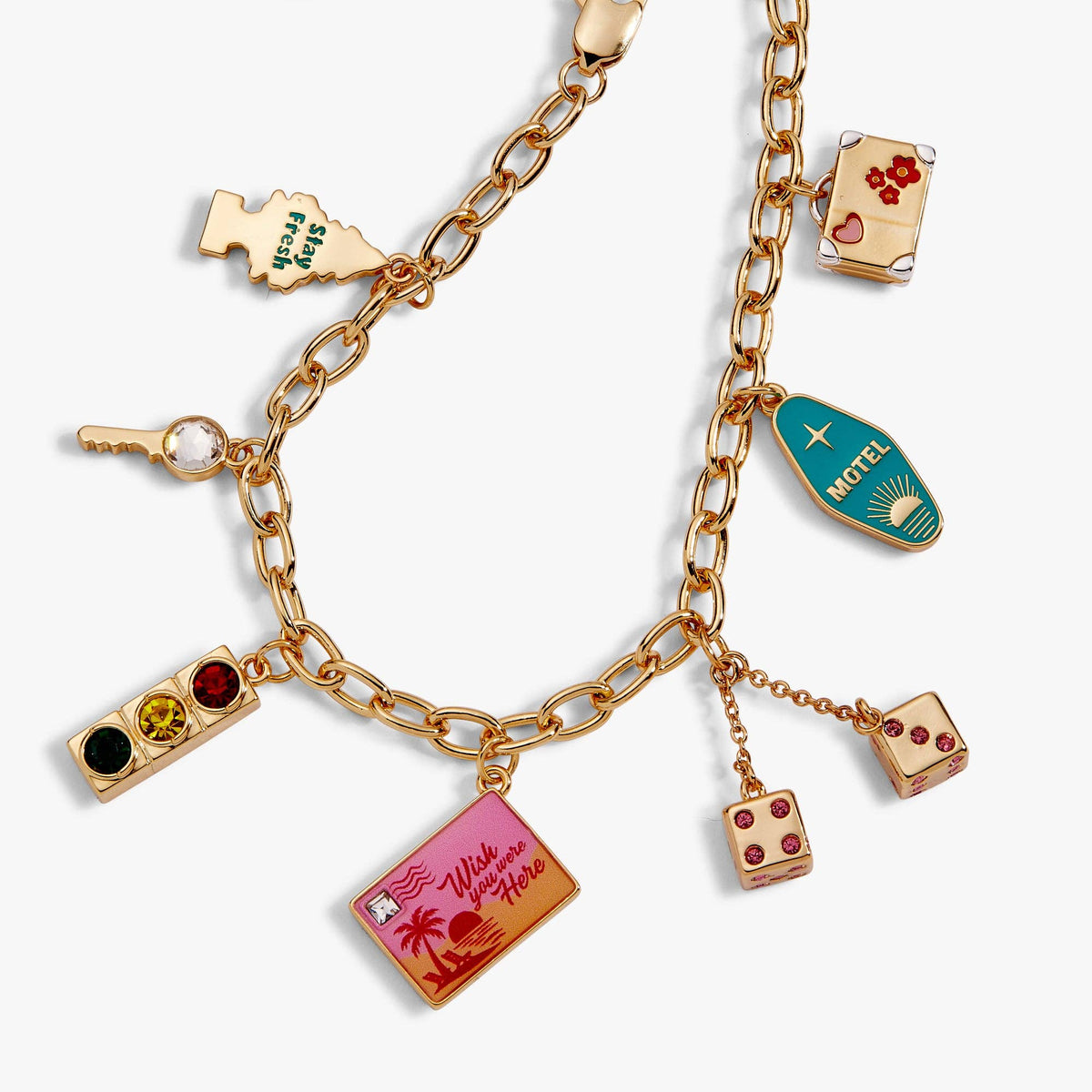 Alex & Ani Road Trip Multi-Charm Bracelet
