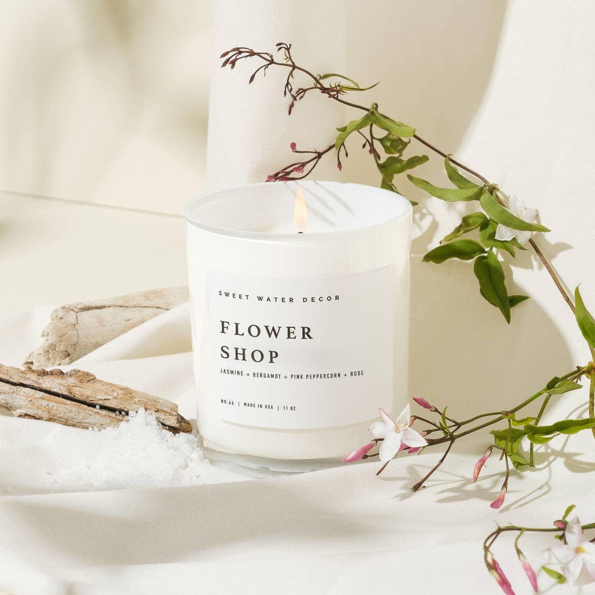 Flower Shop 11 oz Soy Candle - Home Decor & Gifts Sweet Water Decor