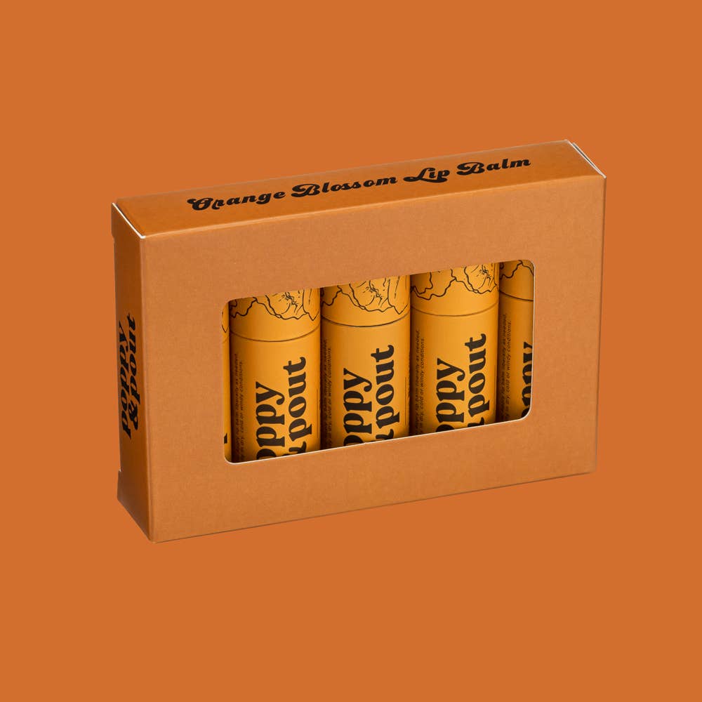 Poppy & Pout -Lip Balm, Orange Blossom