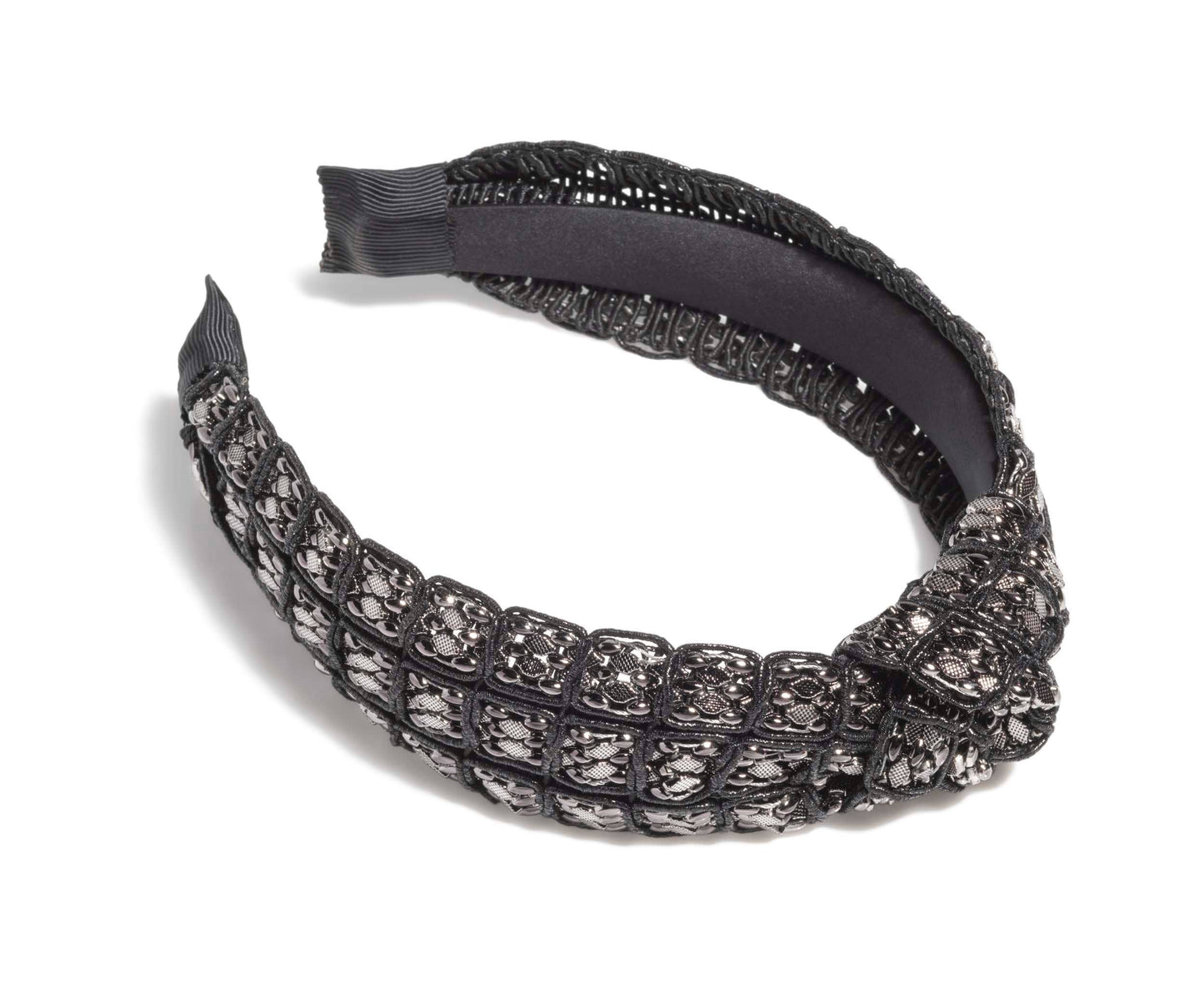 MESH BEAD KNOTTED HEADBAND
