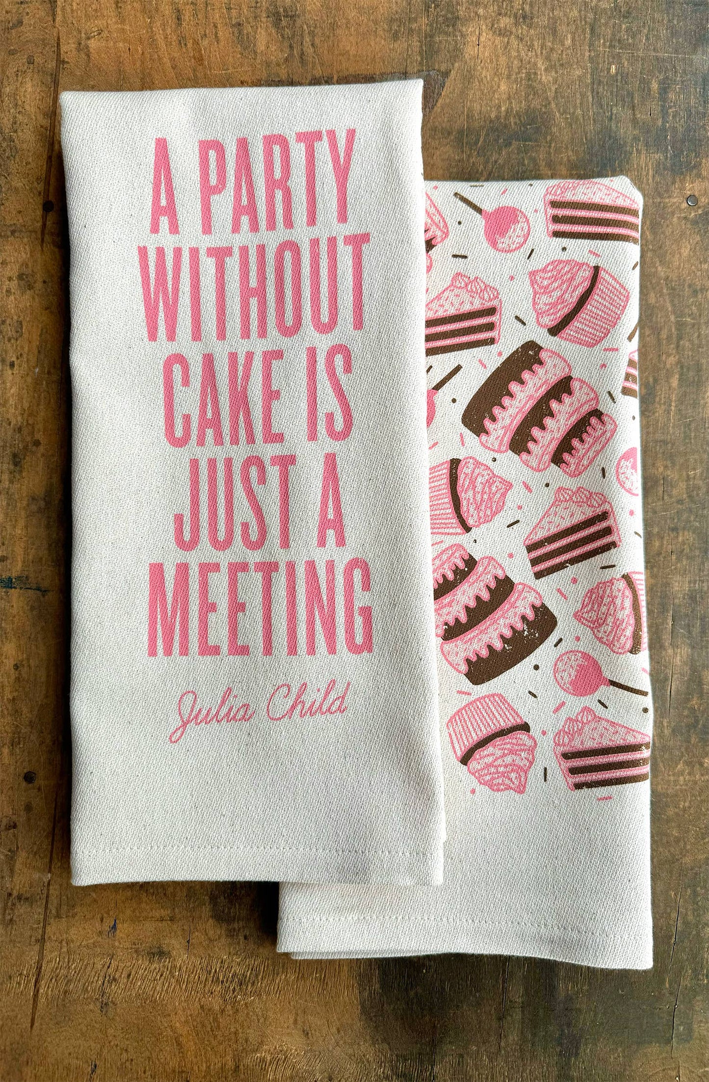 **NEW** A Party Without Cake Is Just... Kitchen Towel SOUTHERN FRIED DESIGN BARN