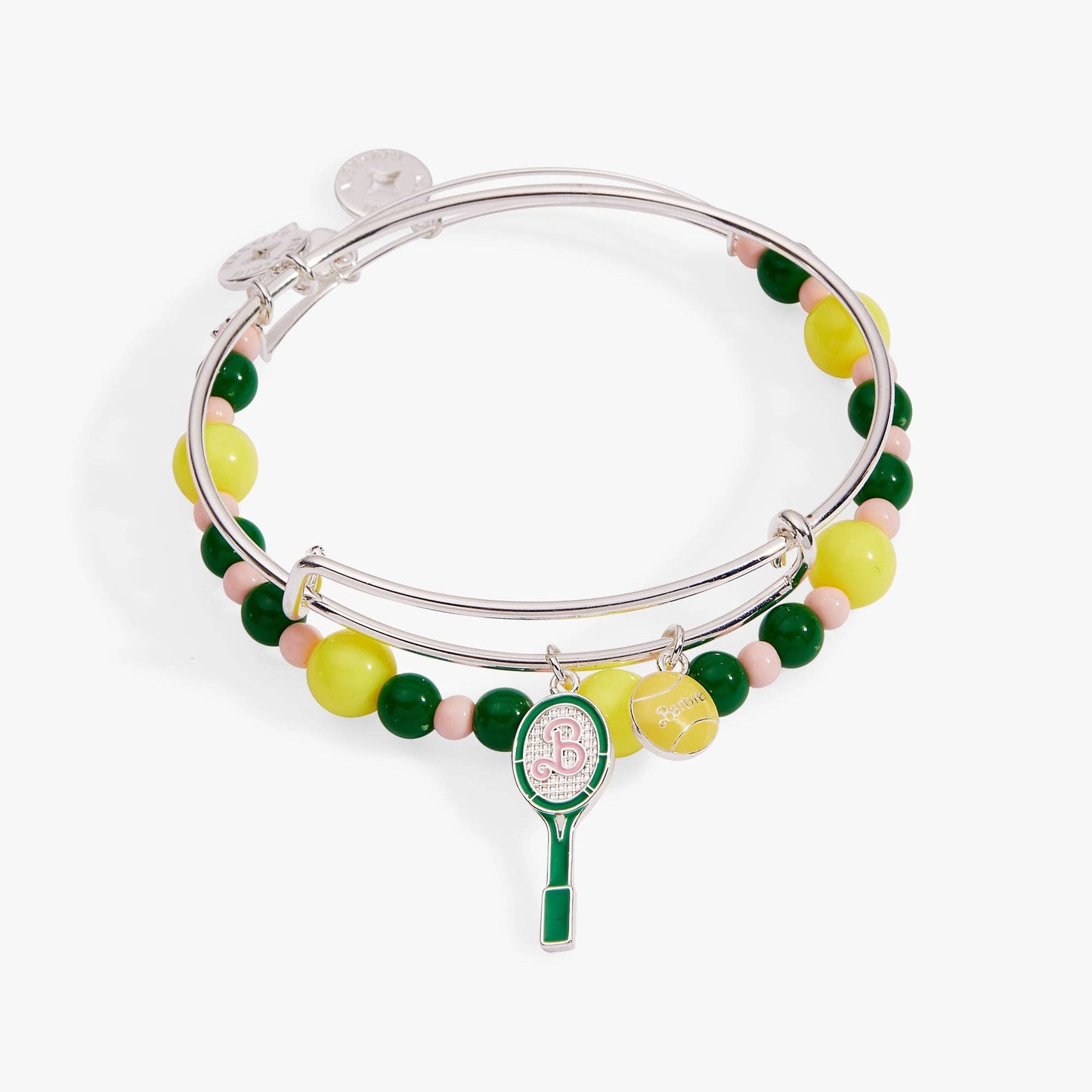 ALEX + ANI - Barbie™ Tennis Bangle, Set of 2