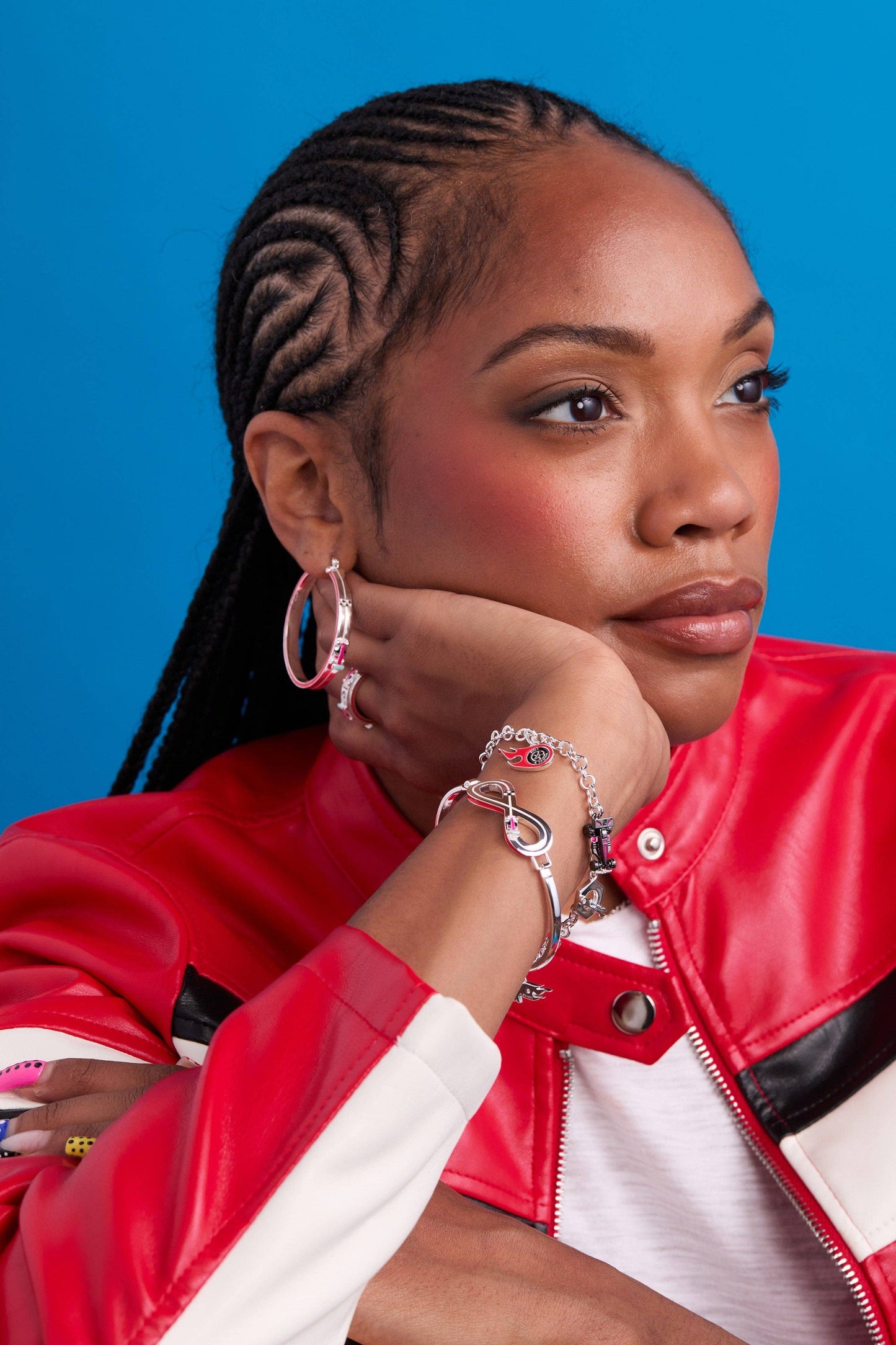 ALEX + ANI - Hot Wheels™ Racecar Hoop Earrings