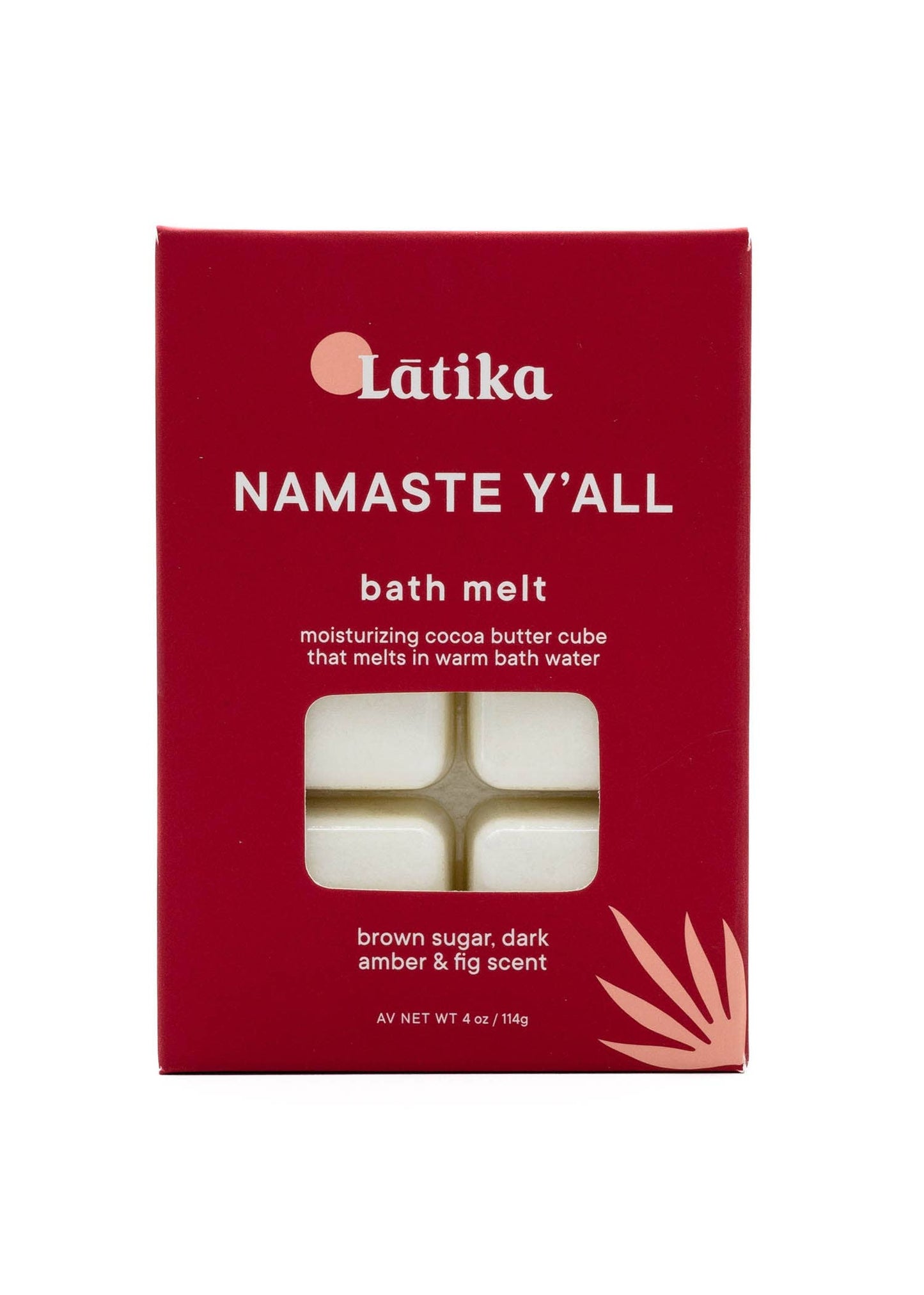 🌻Namaste Y'all - Solid lotion, Massage bar, bath melt 💗red Latika Beauty