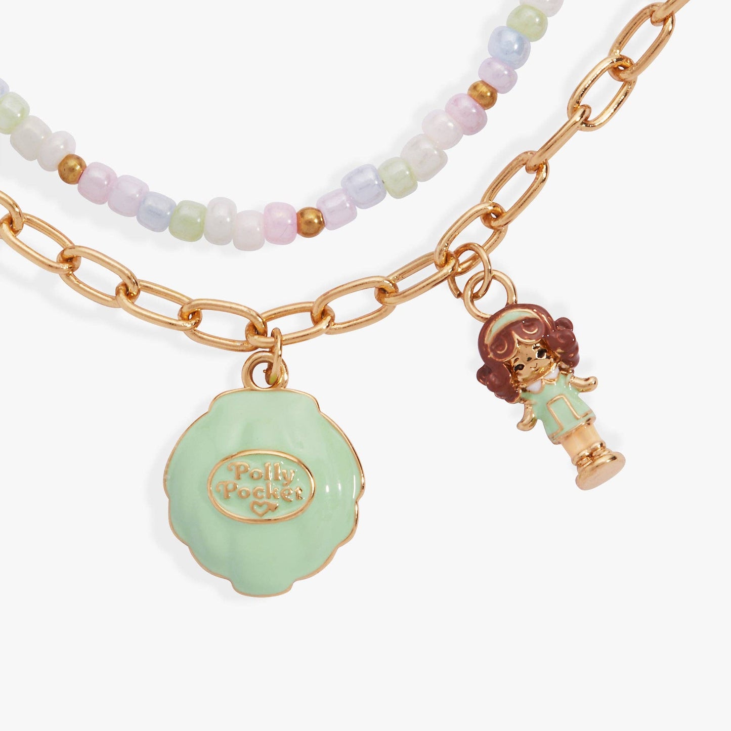 ALEX & ANI - Polly Pocket™ 2 Row Charm Bracelet