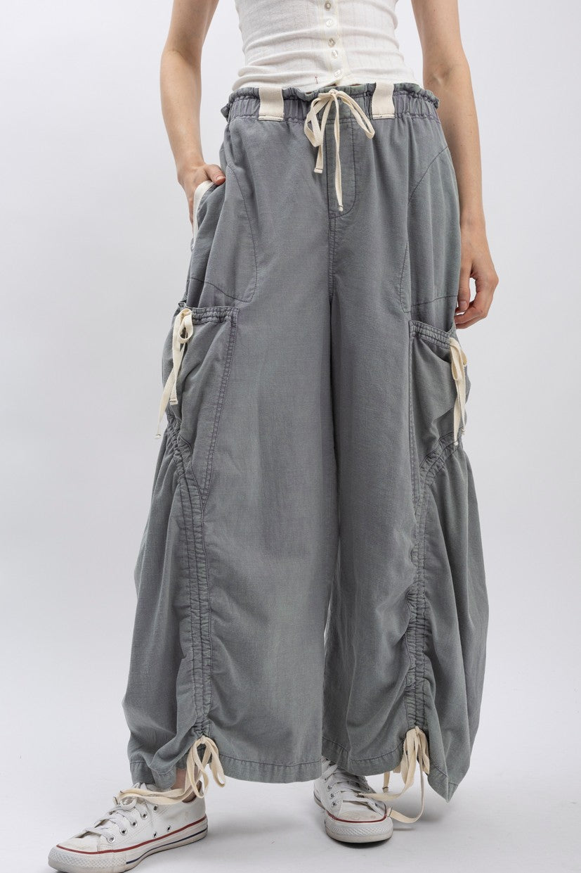 Bluevelvet Parachute Style Low Slung Pants 926 West