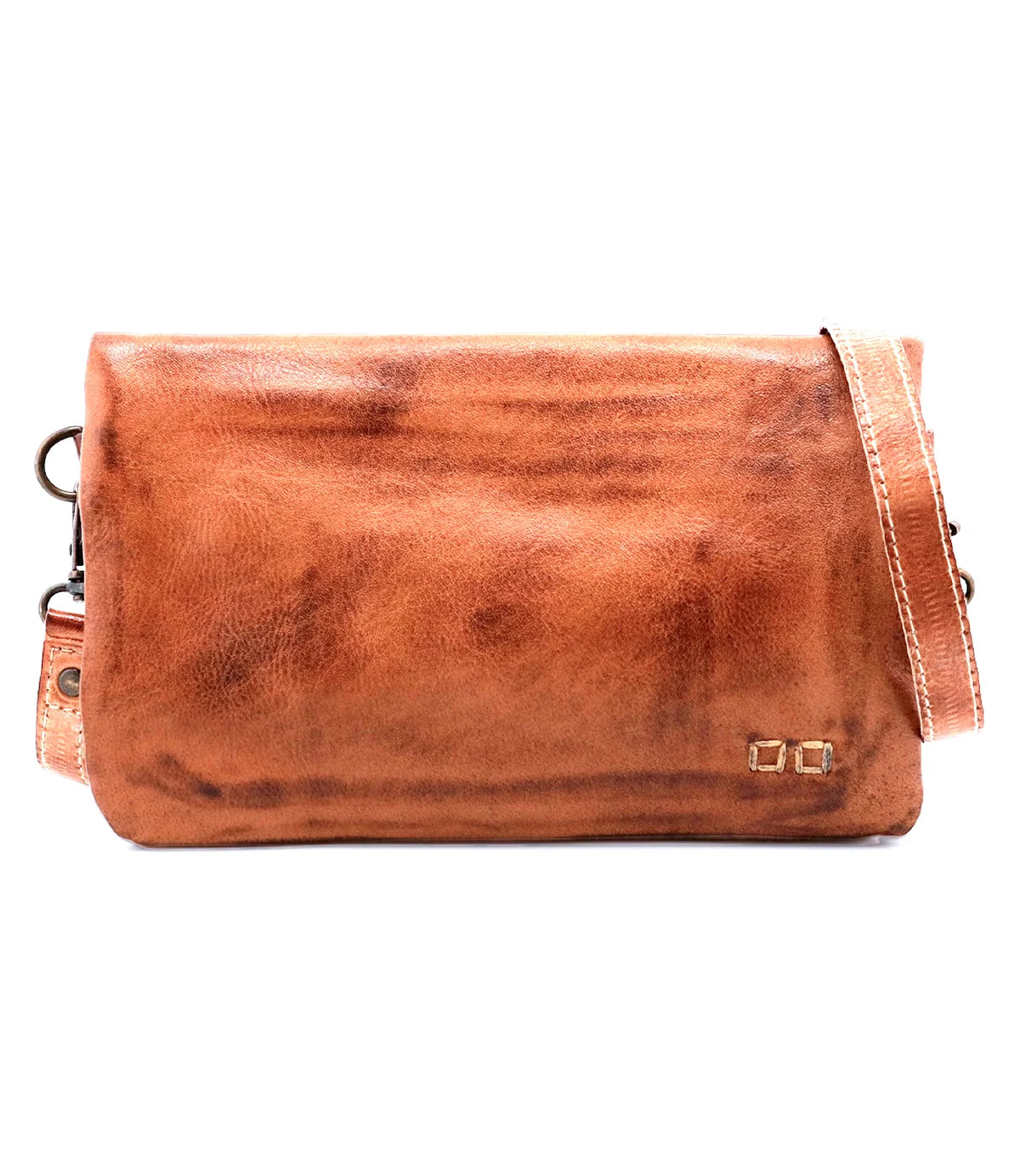 BED STU Cadence Tan Rustic Leather Bag
