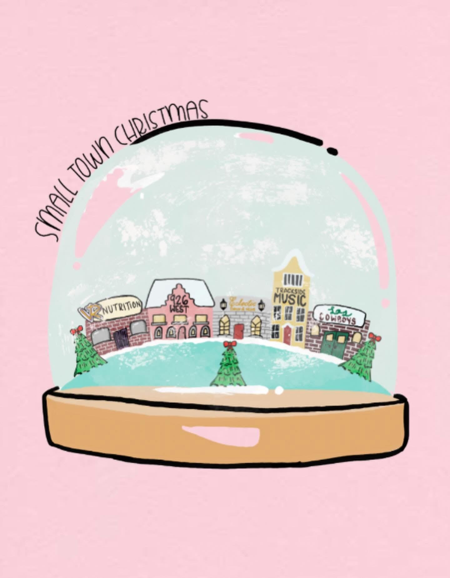 On the sleeve -VILLA RICA Snow Globe  Sweatshirt 926 West