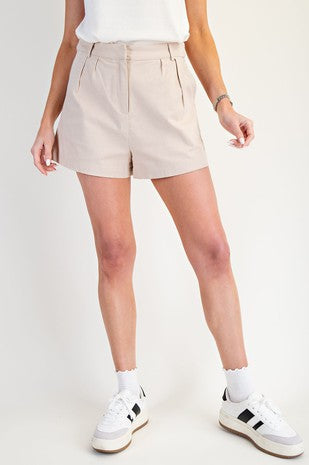 EASEL STRECH KHAKI TWILL SHORTS EASEL