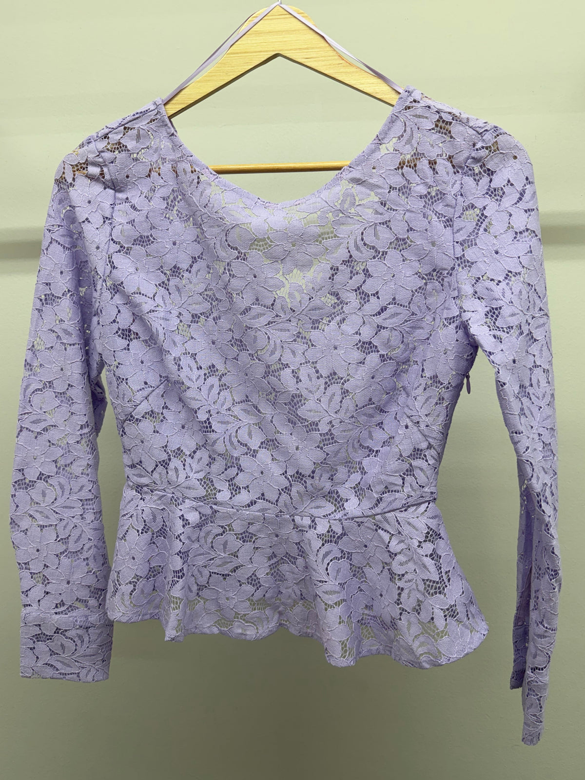 Glam Purple Lace Top - FINAL SALE