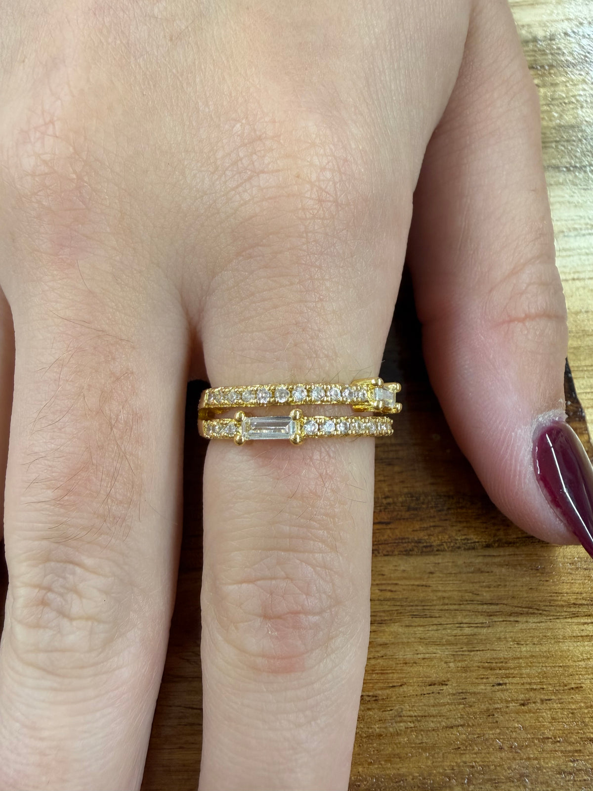 Klassy Rounds Stay Weird Ring - Diamond Collection | Non-Tarnish & Waterproof  R24