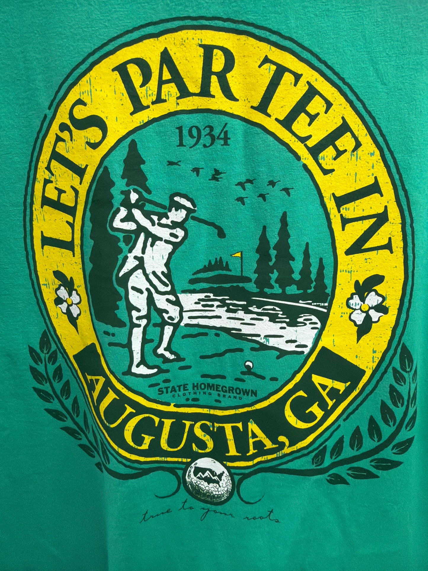 AUGUSTA GEORGIA GOLF POCKET TEE