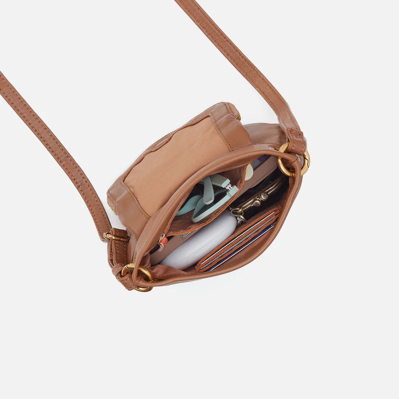 HOBO  FERN ZIP FLAP CROSSBODY TIMBER BROWN - 926 West