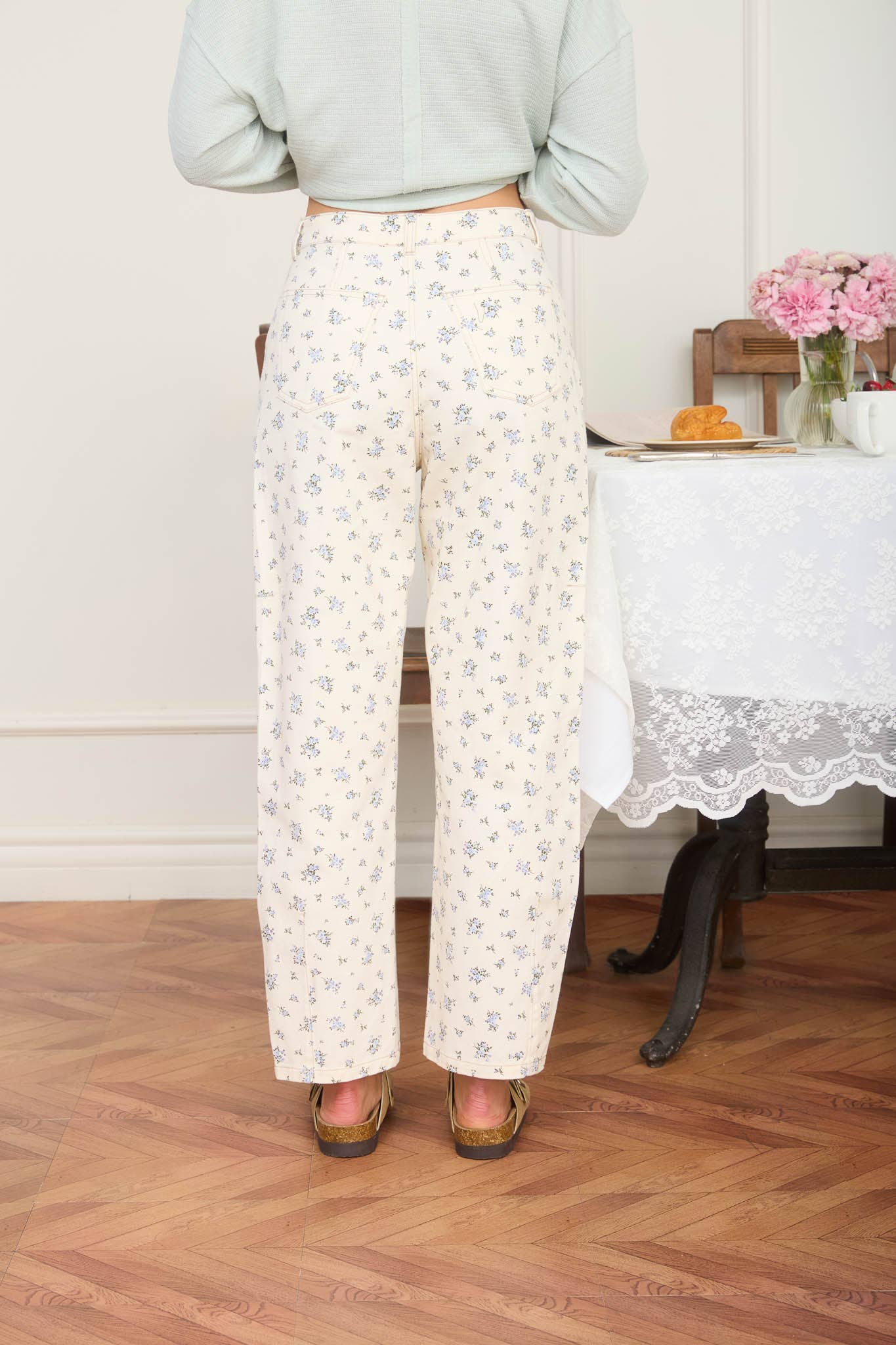 BLU PEPPER - FLORAL DENIM PATTERN JEANS - 926 West
