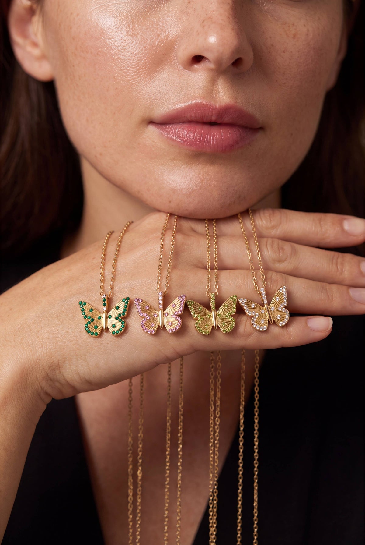 Alex & Ani October 'Serenity' Butterfly Birthstone Pendant