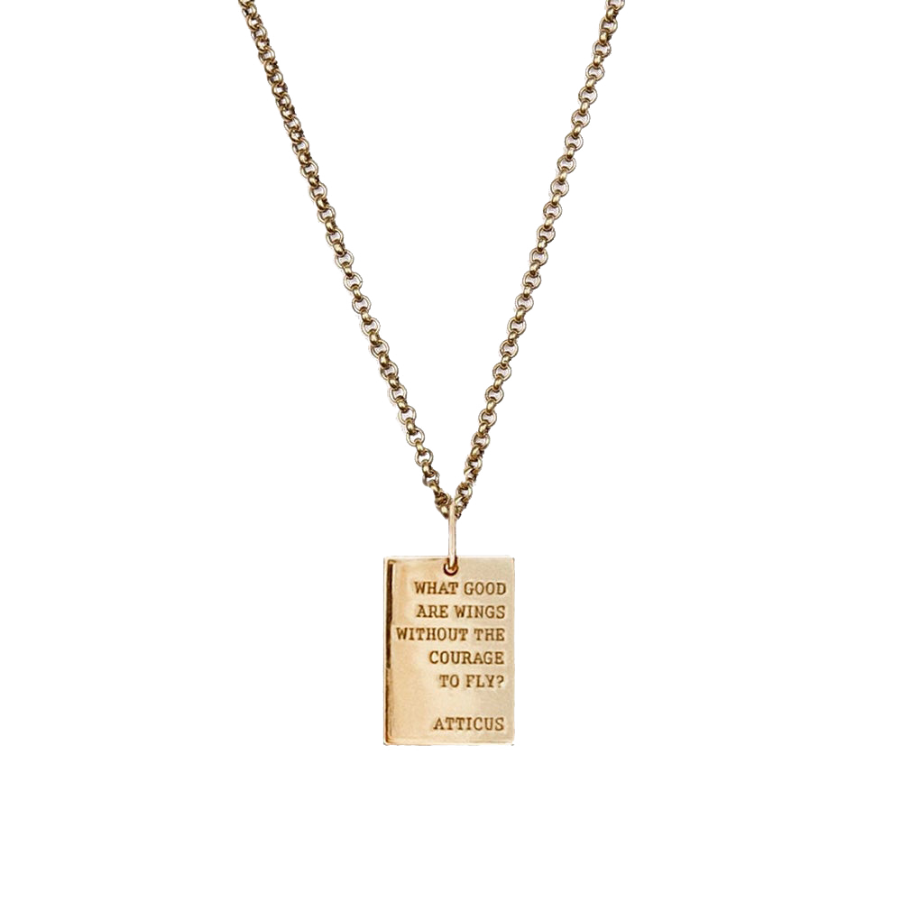 Wings Pendant Necklace by Atticus Poetry