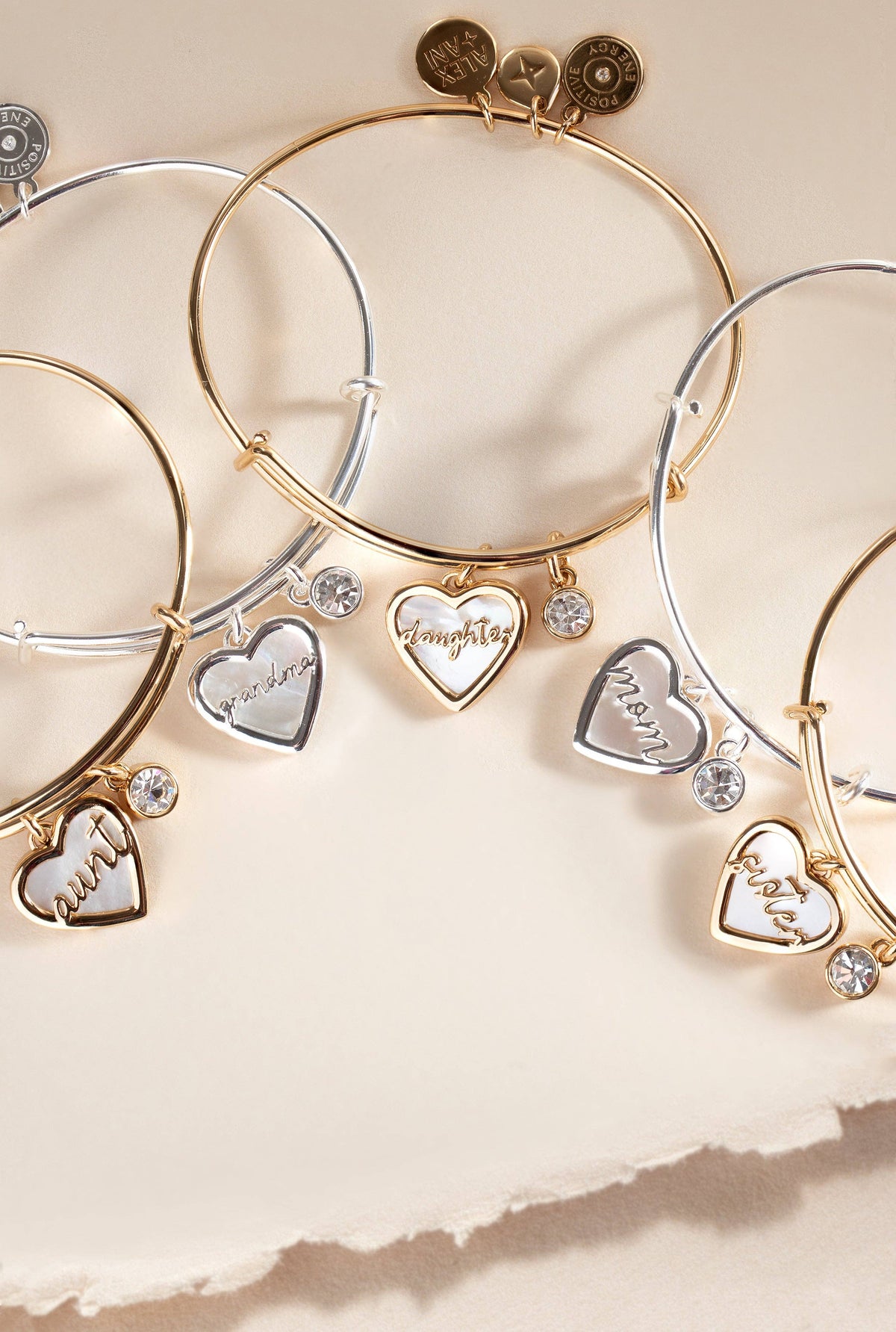 Alex & Ani Grandma Mother of Pearl Bangle