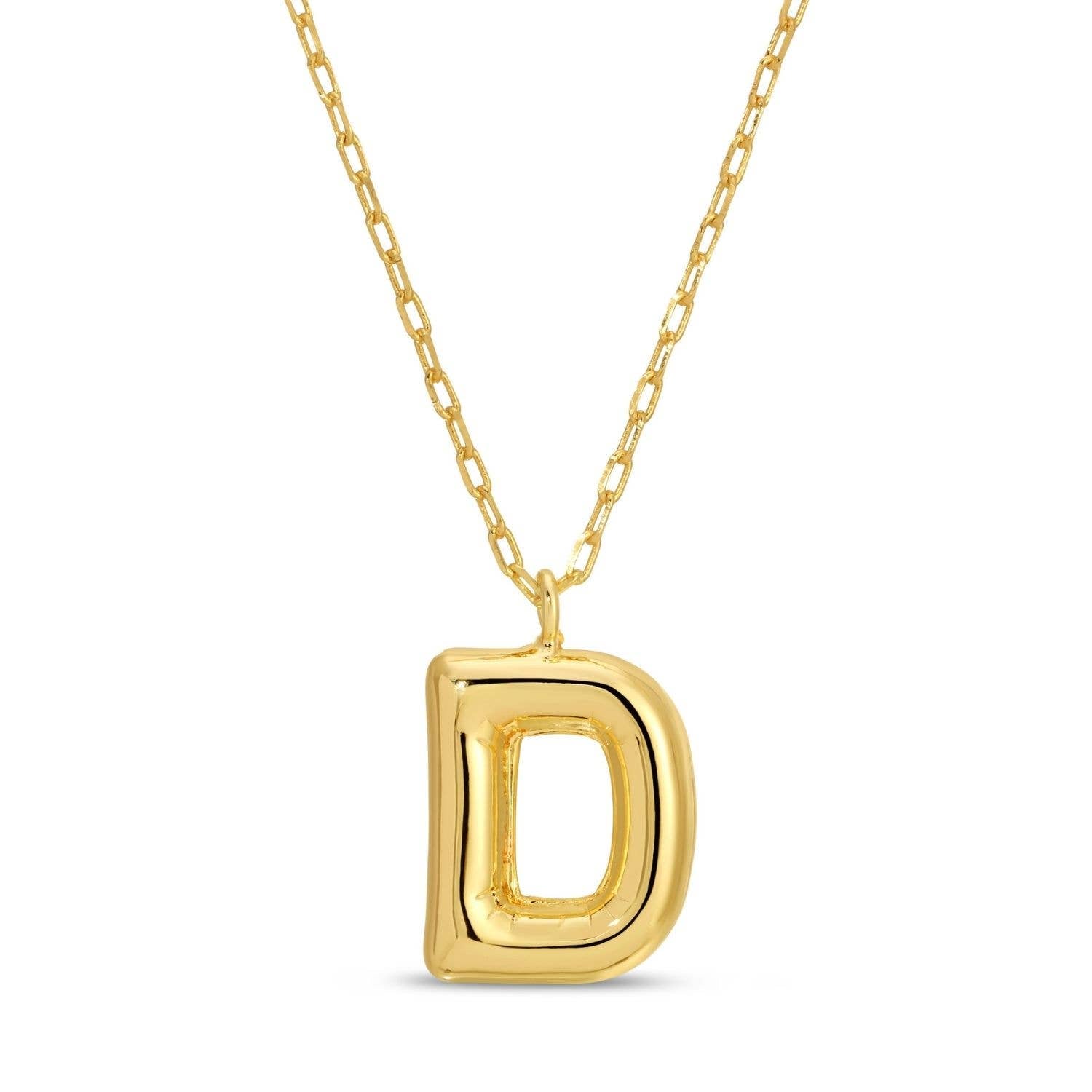 Splendid Iris - Large Balloon Initial Pendant - Assorted - 926 West