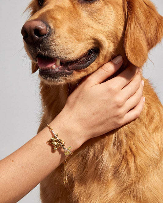Alex & Ani - Golden Retriever Inline Bracelet