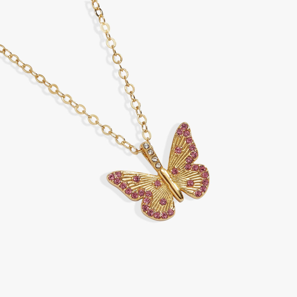 Alex & Ani October 'Serenity' Butterfly Birthstone Pendant
