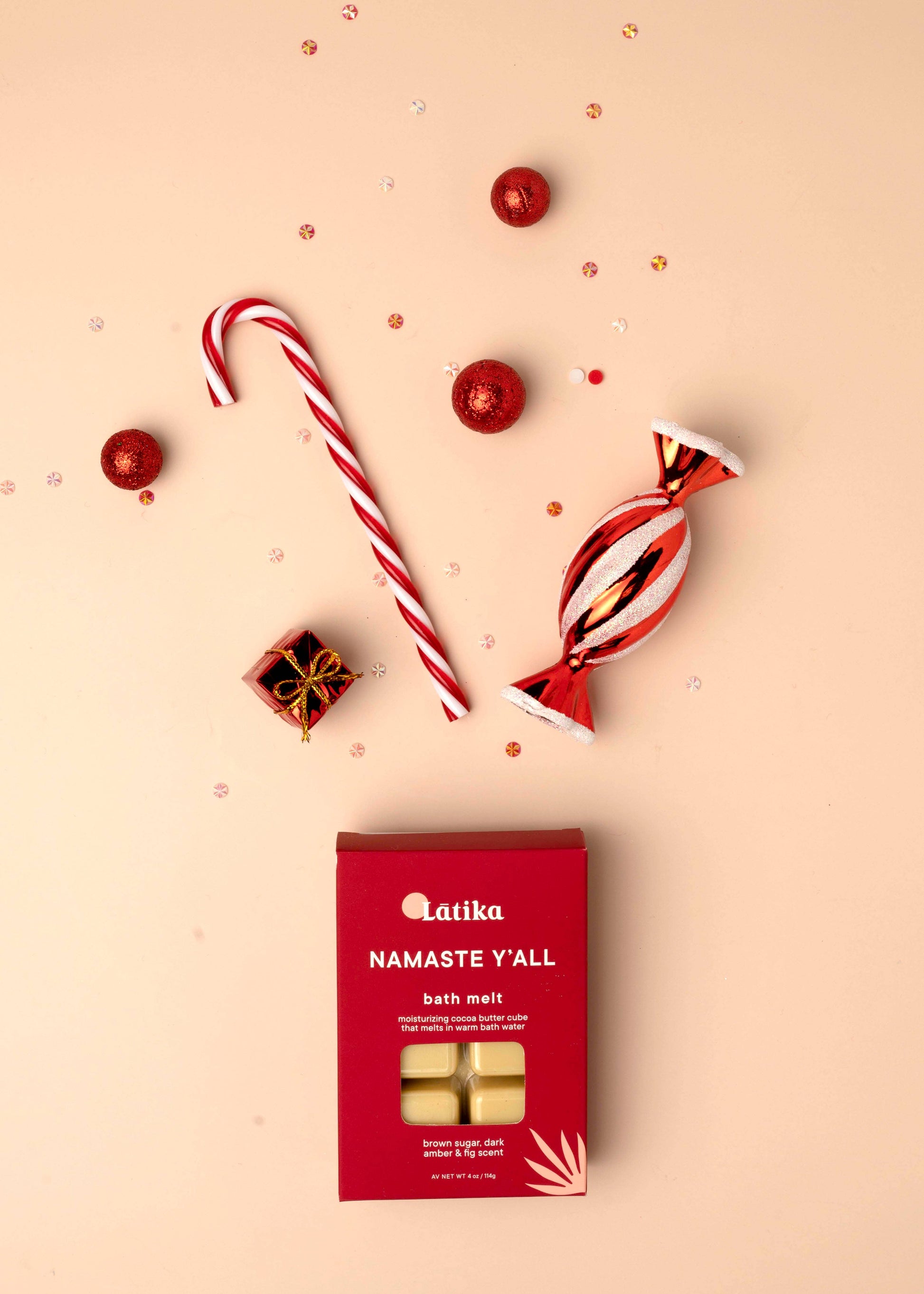 🌻Namaste Y'all - Solid lotion, Massage bar, bath melt 💗red Latika Beauty