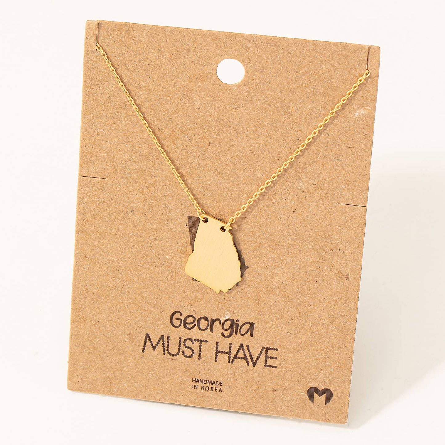 Georgia State Pendant Necklace 926 WEST