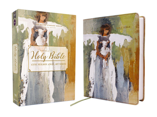 NRSVue Bible Anne Neilson Angel Art Leathersoft Multi-Color - 926 West