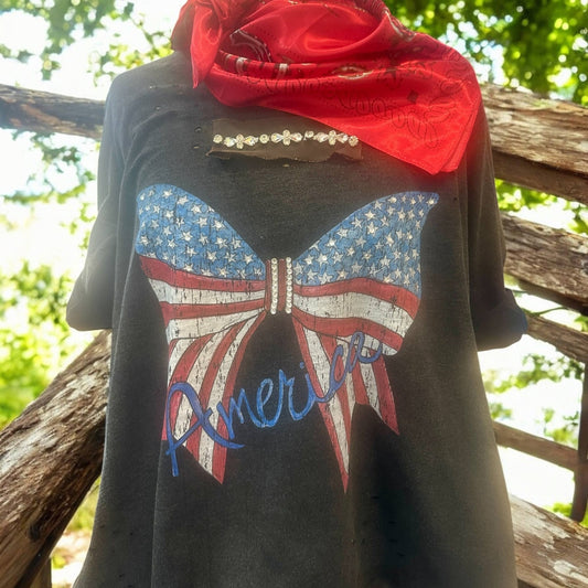 AMERICA Ribbon Shirt - 926 West