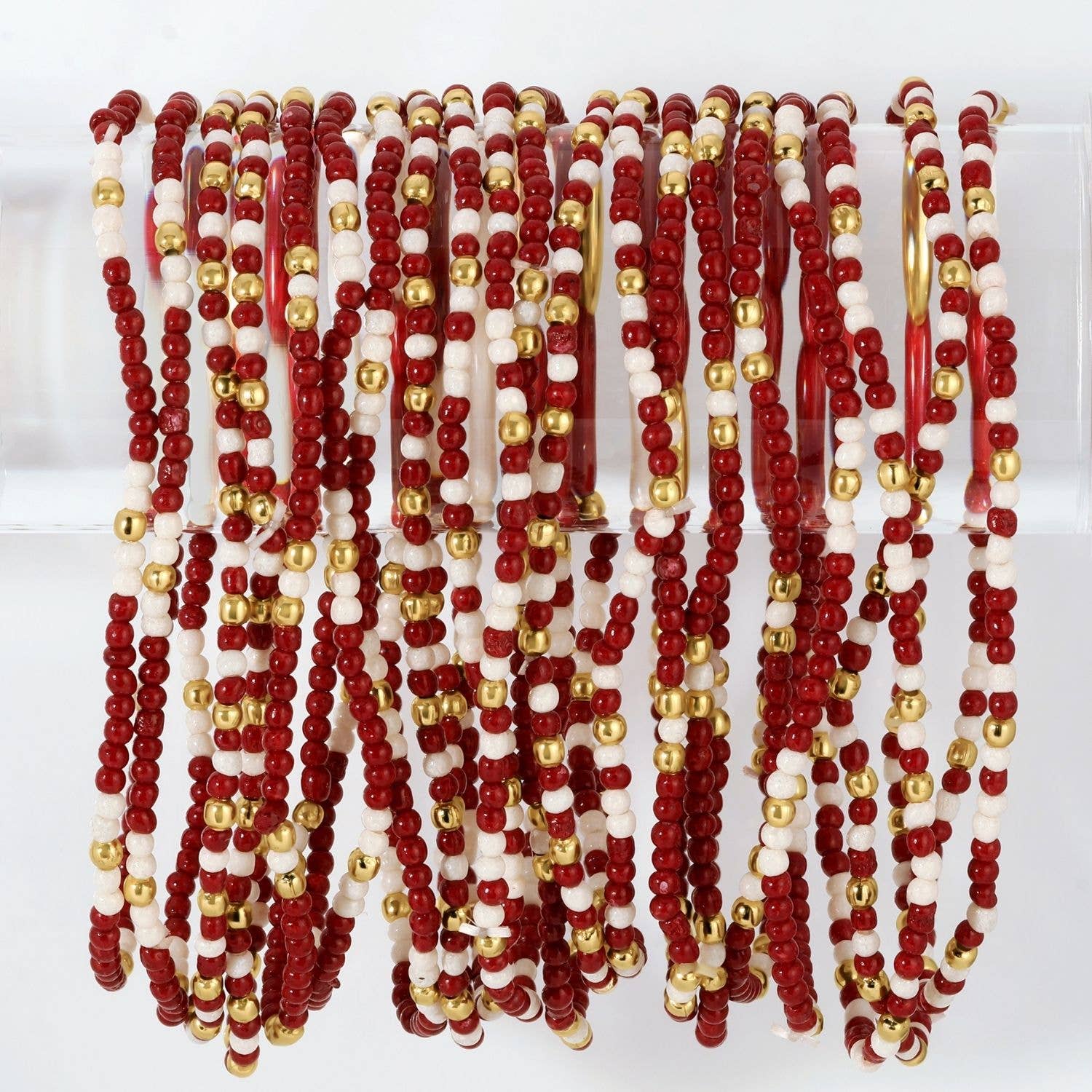 VR -Stretch Seed Bead GAME DAY Bracelets B14 - 926 West