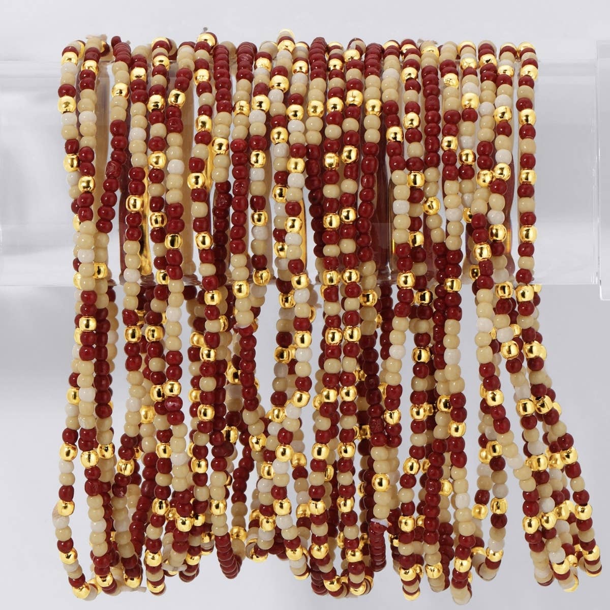 VR -Stretch Seed Bead GAME DAY Bracelets B14 - 926 West