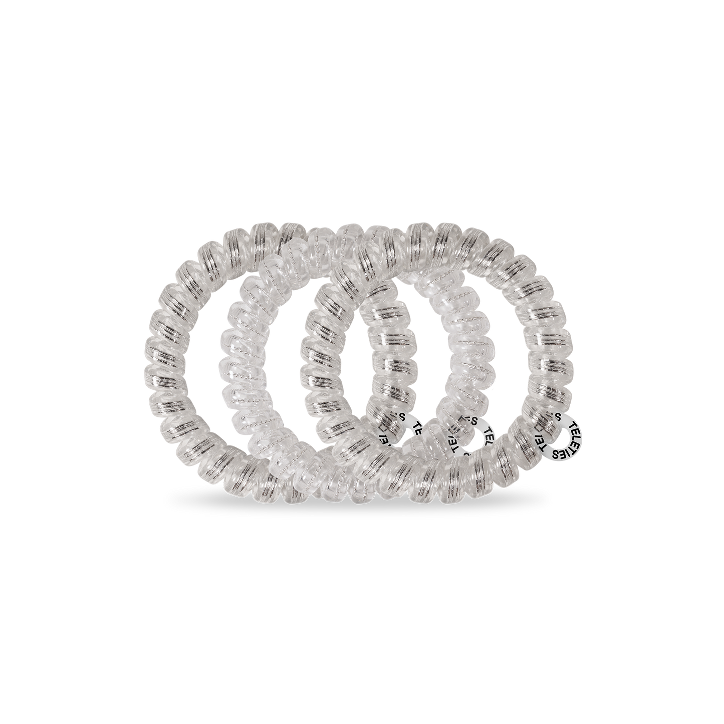 Spiral Hair Coils | Large | Silver Slay Hair Ties - 926 West