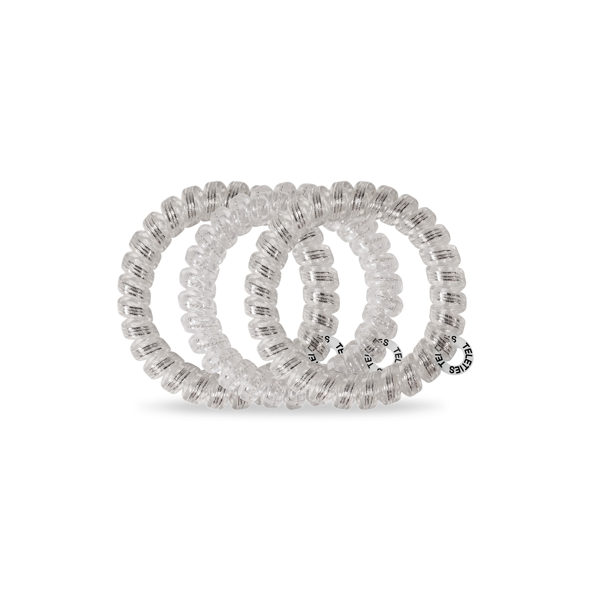 Spiral Hair Coils | Large | Silver Slay Hair Ties - 926 West